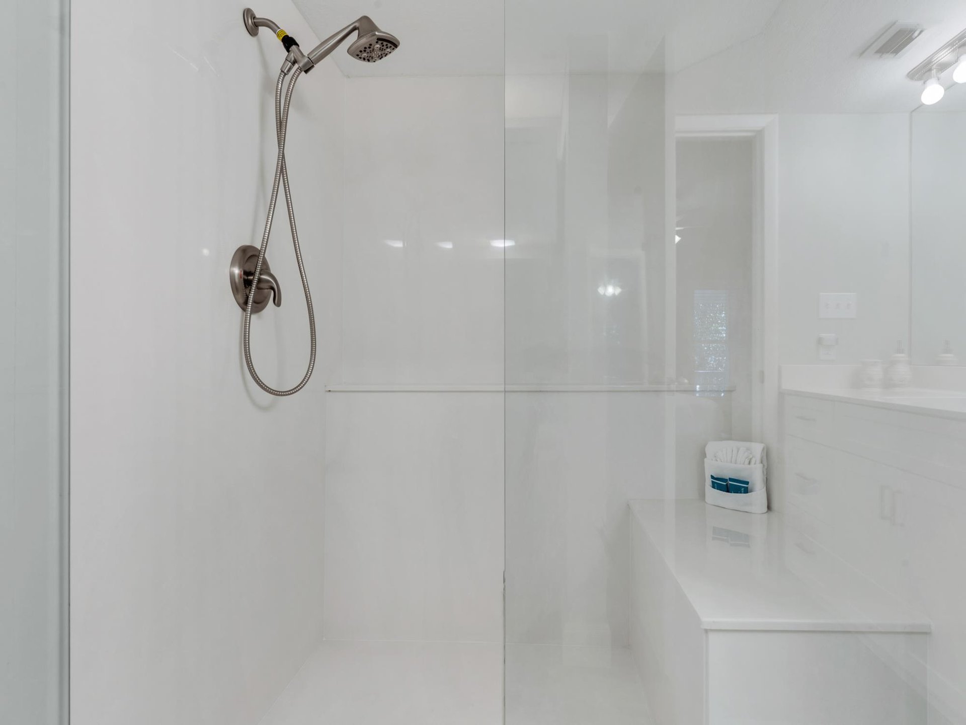 Large Walk in Shower in Bathroom 1