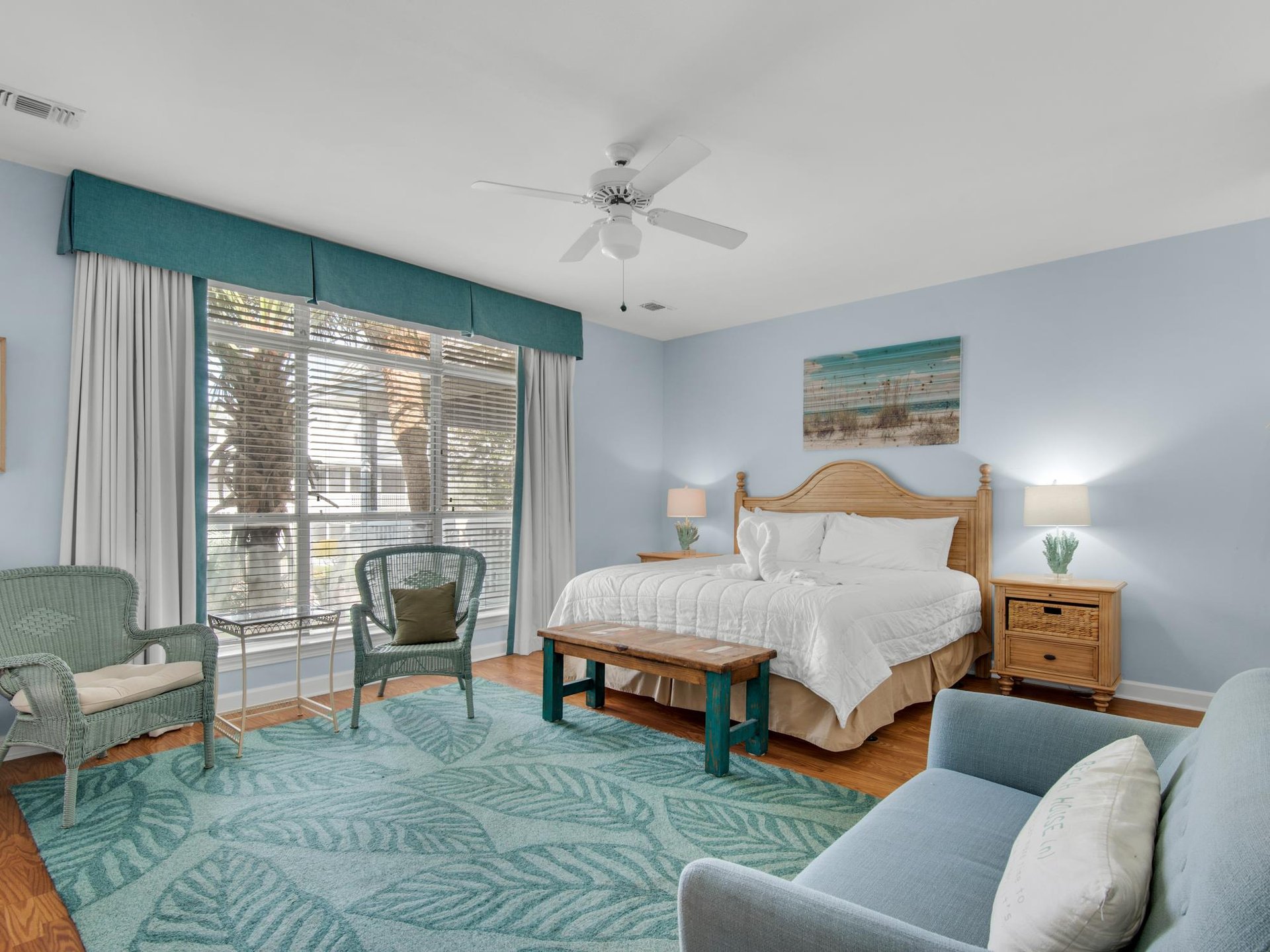 Bedroom 1 with Seating Area