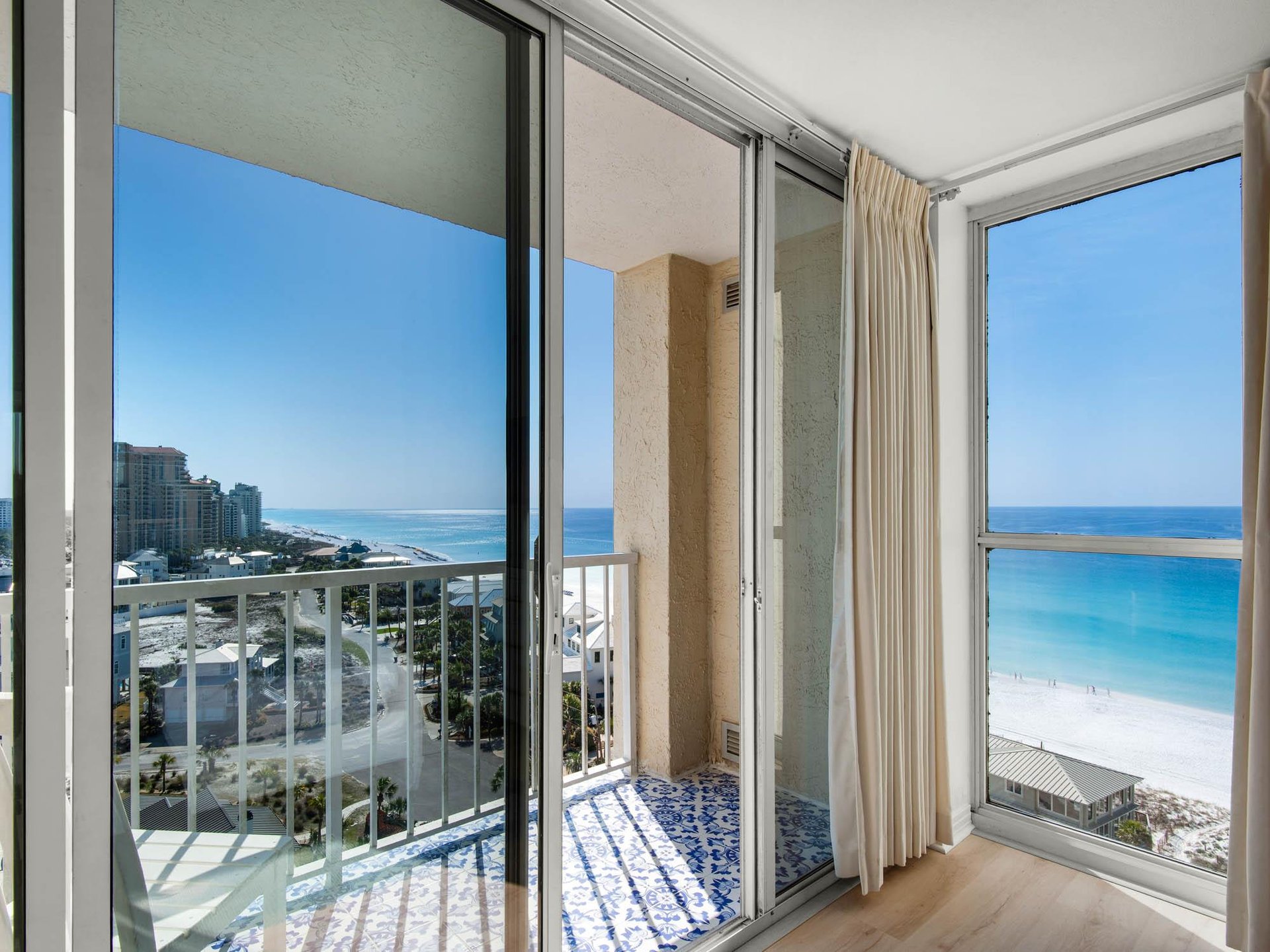 View of Gulf to the South and to the East from Bedroom 2