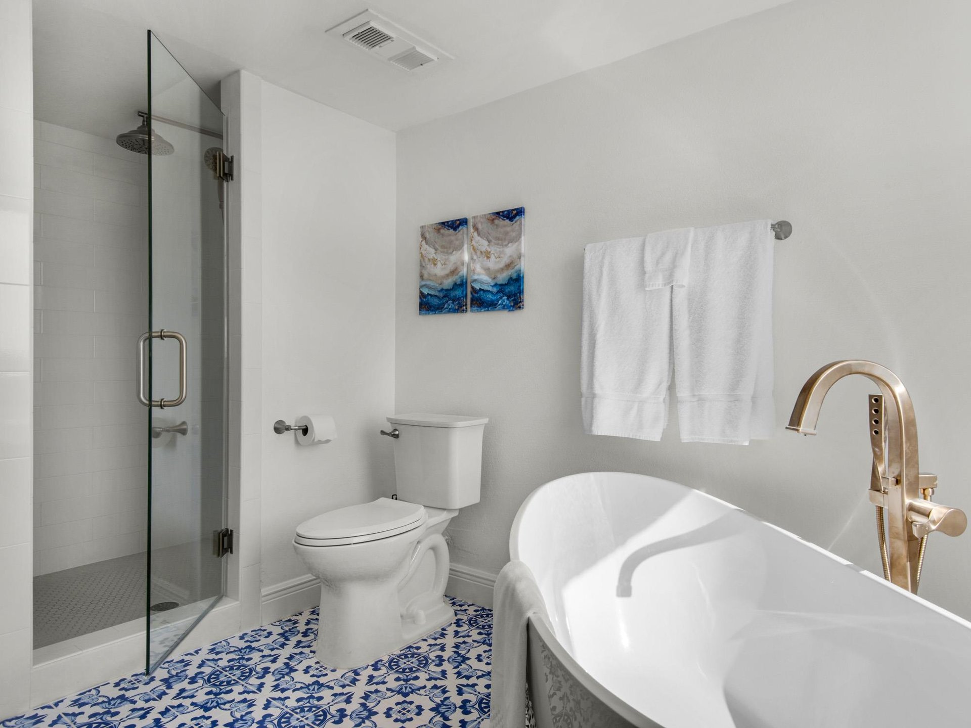 Bathroom 1Bathtub and Shower