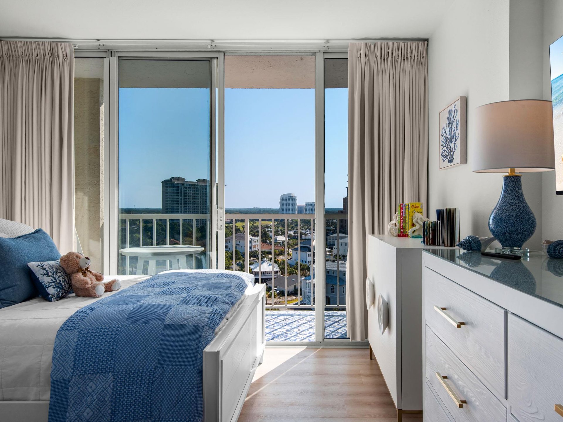 View of Deck 3 from Bedroom 3