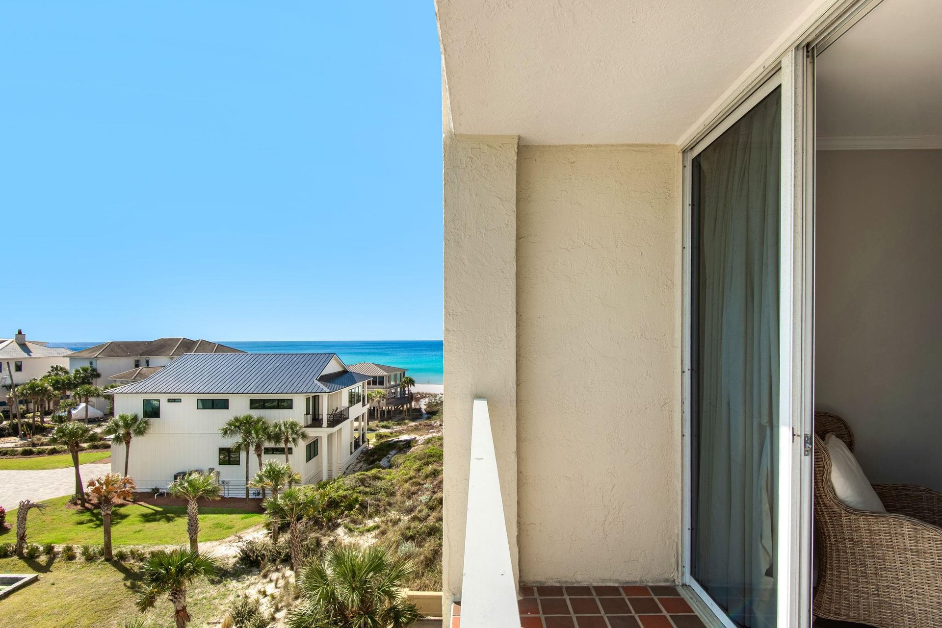 Private balcony off Bedroom 3