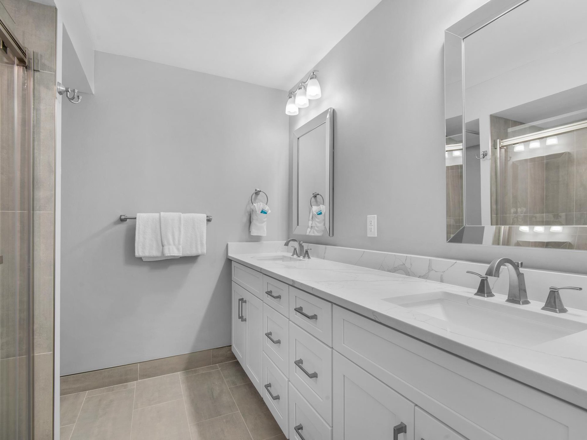 Bathroom 1 with Double Vanities