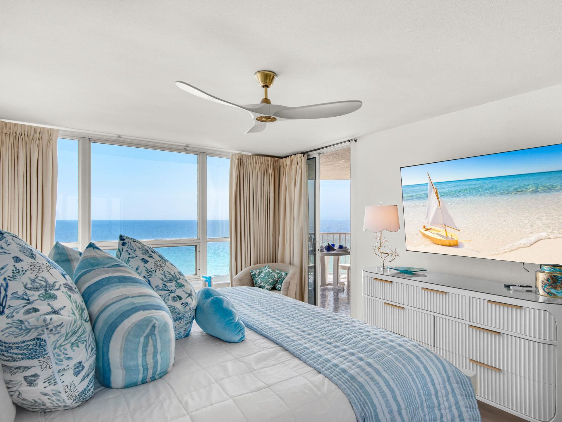 Bedroom 1 with Balcony Access