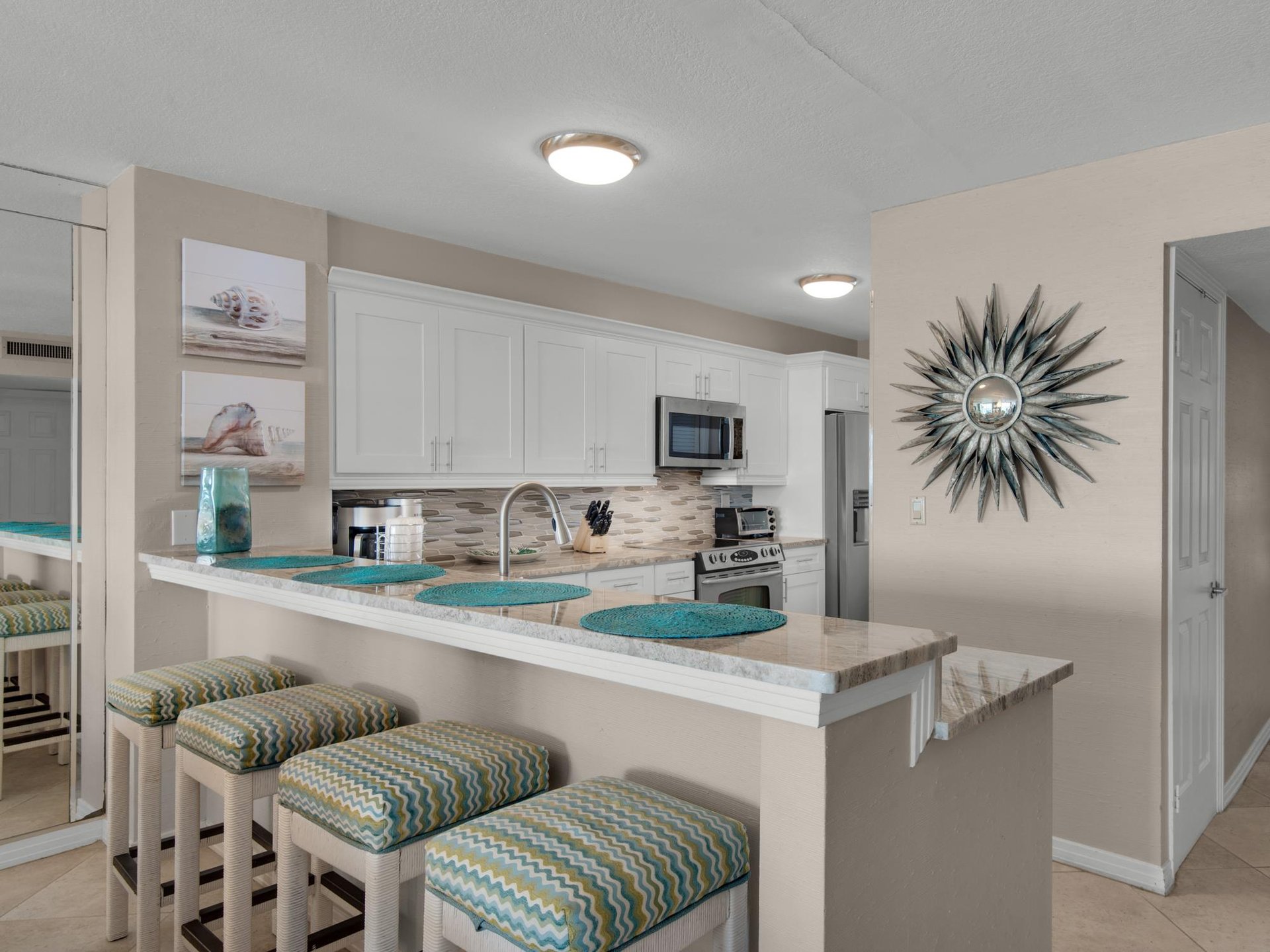 Breakfast Bar with Extra Seating