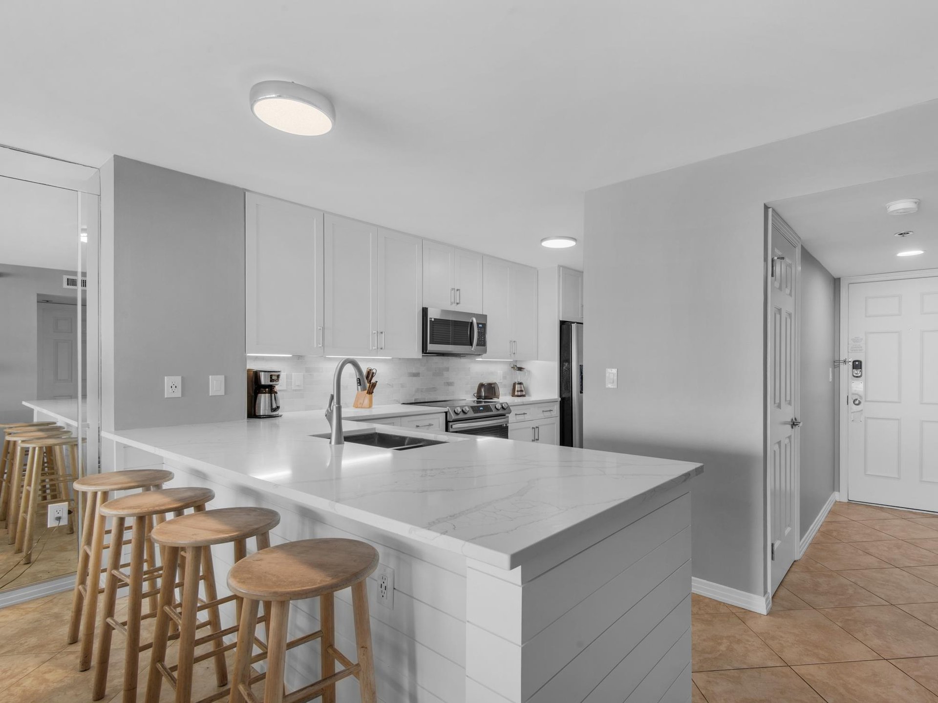 Breakfast Bar with Extra Seating