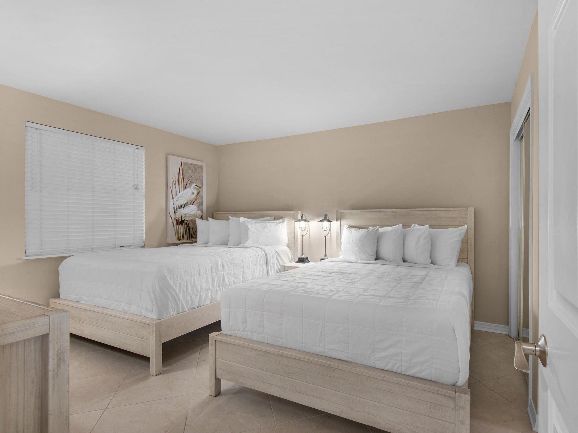 Bedroom 2 with 2 Queen Beds