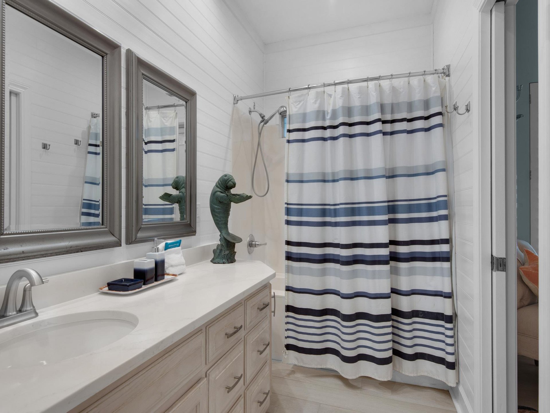 Bathroom 2 Door at Hallway and Door in Bedroom 2