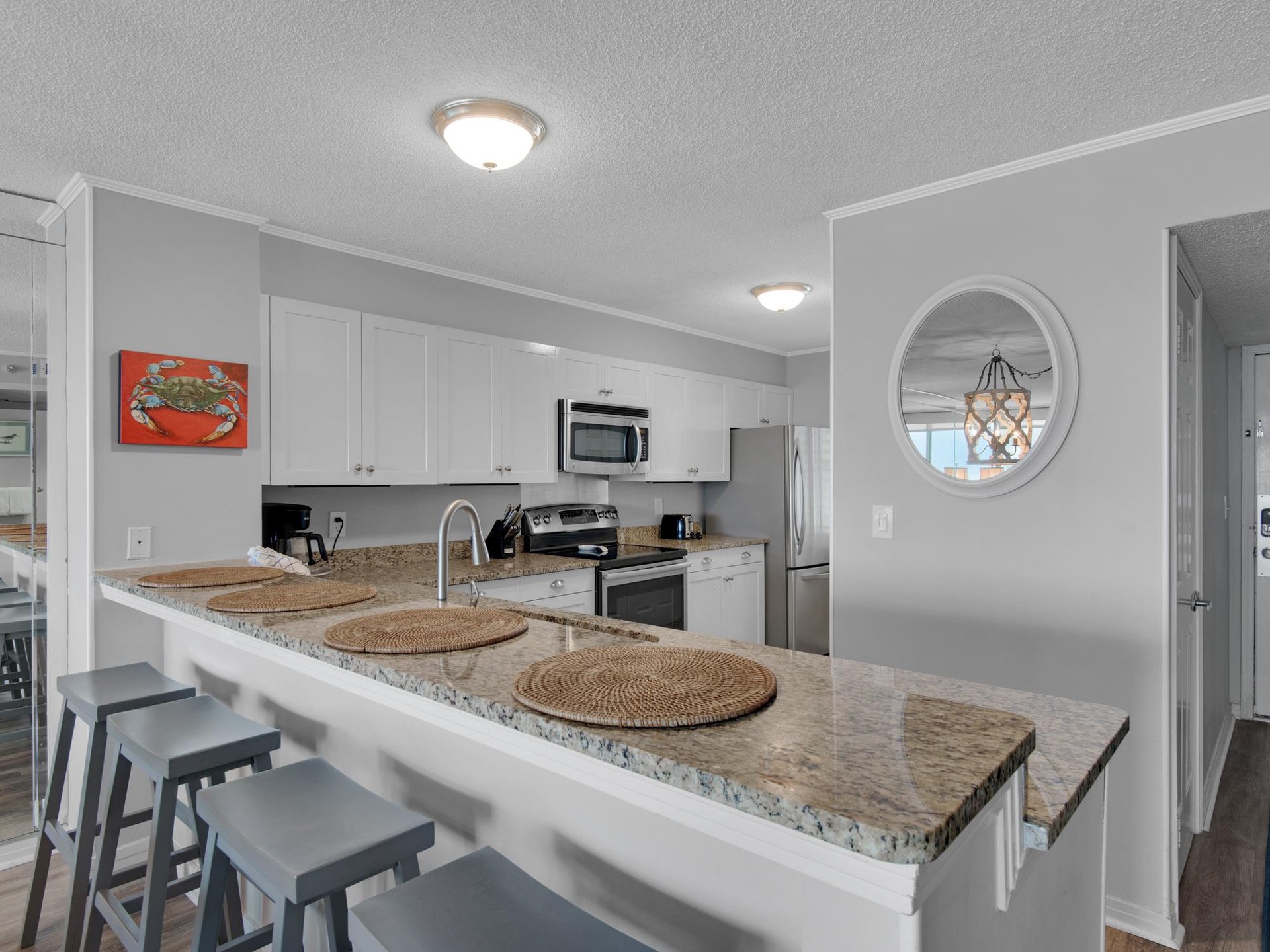 Breakfast Bar with Extra Seating