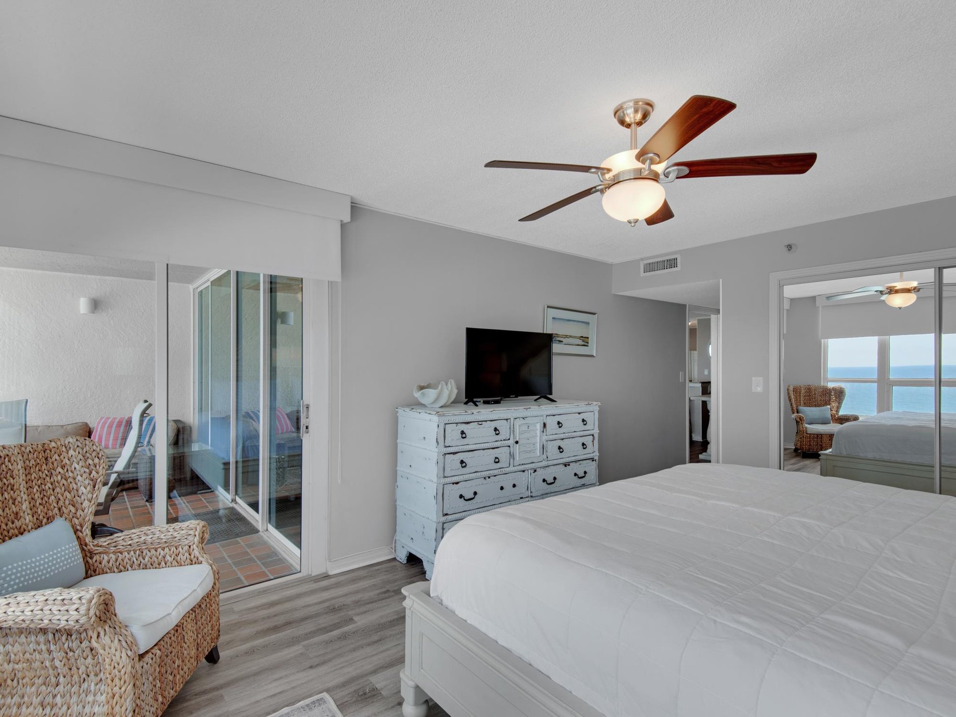 Bedroom 1 with Flat Screen TV