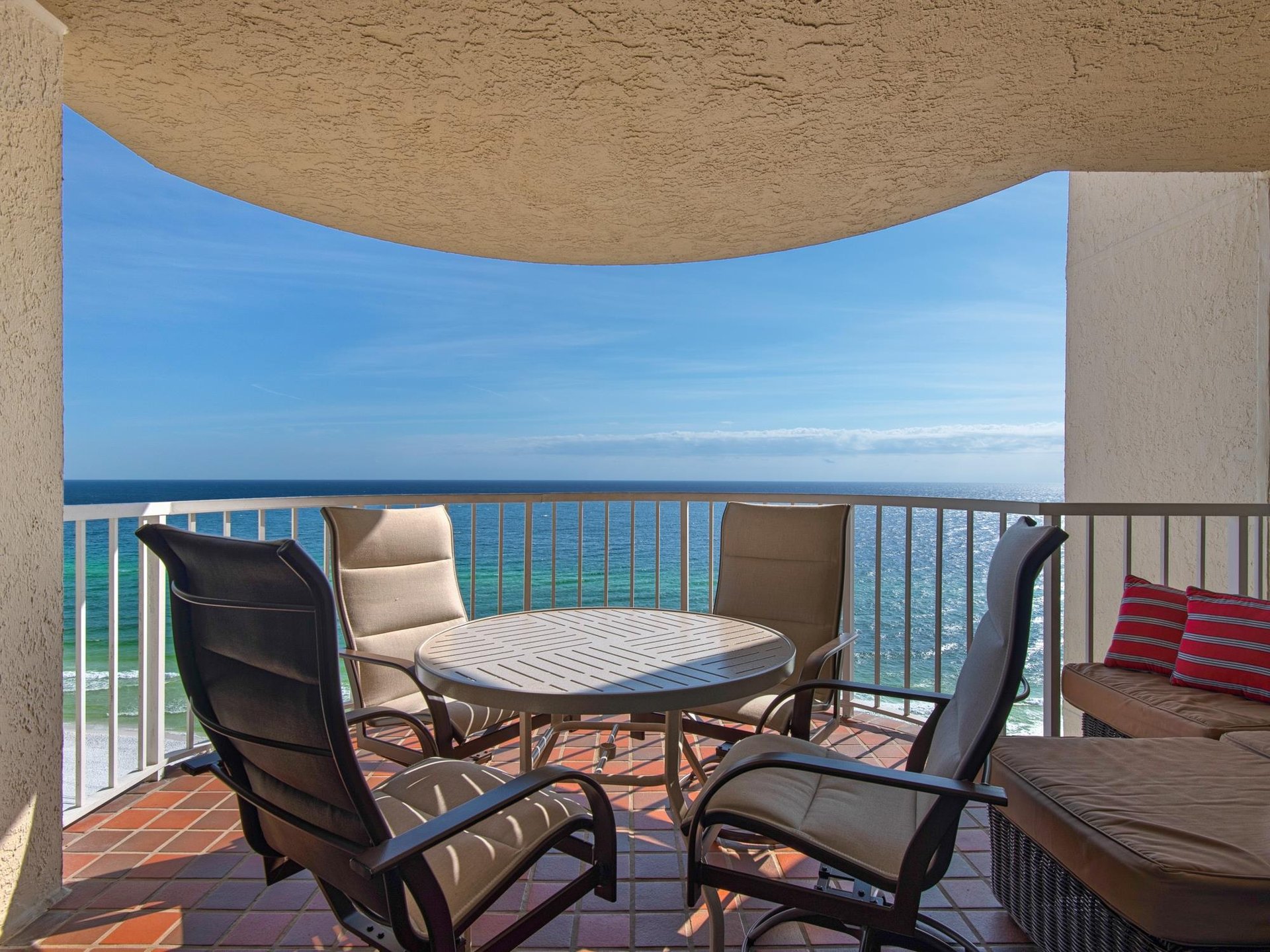 Private Balcony with Gulf Views