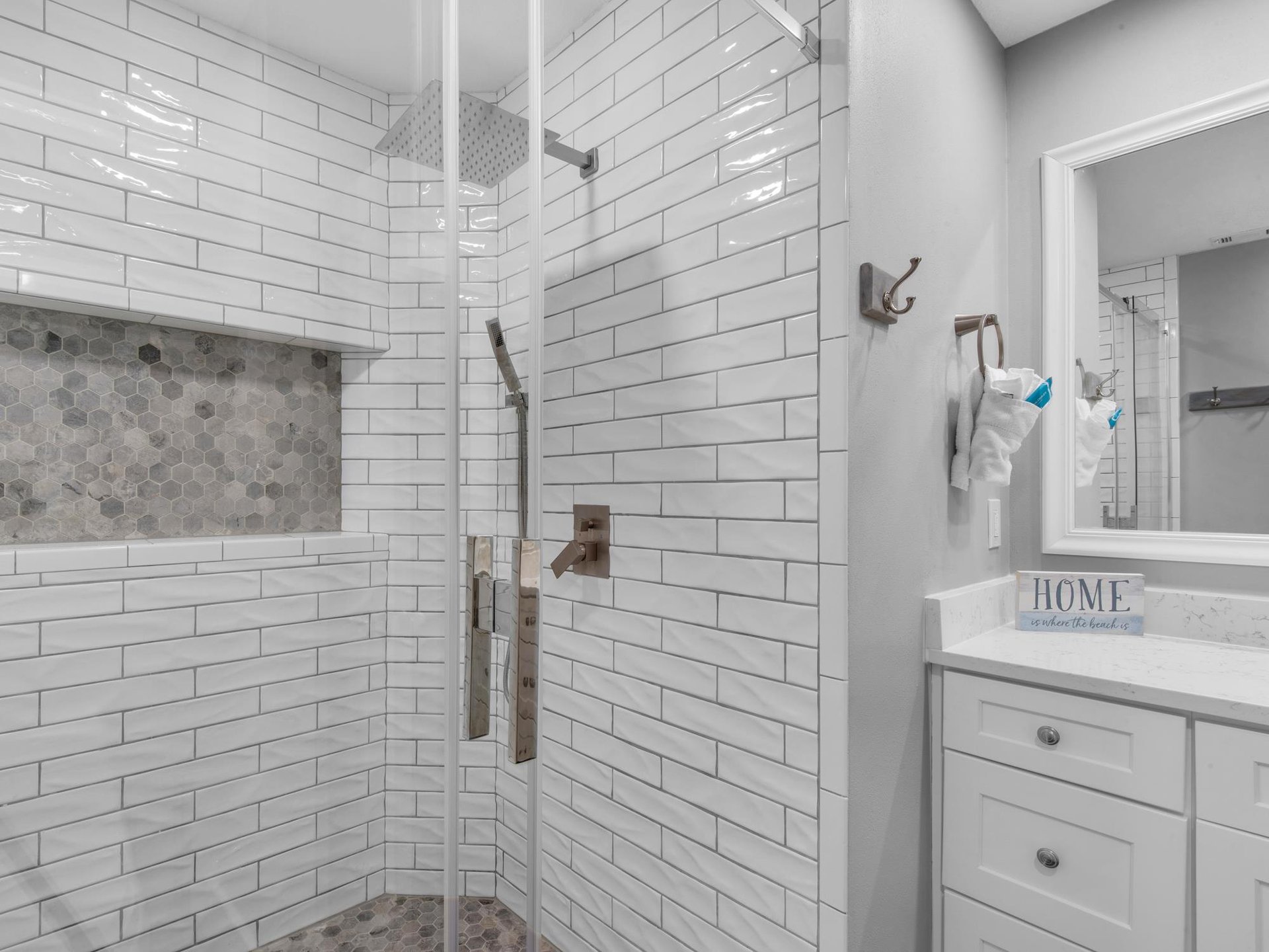 Bathroom 1 with WalkIn Shower