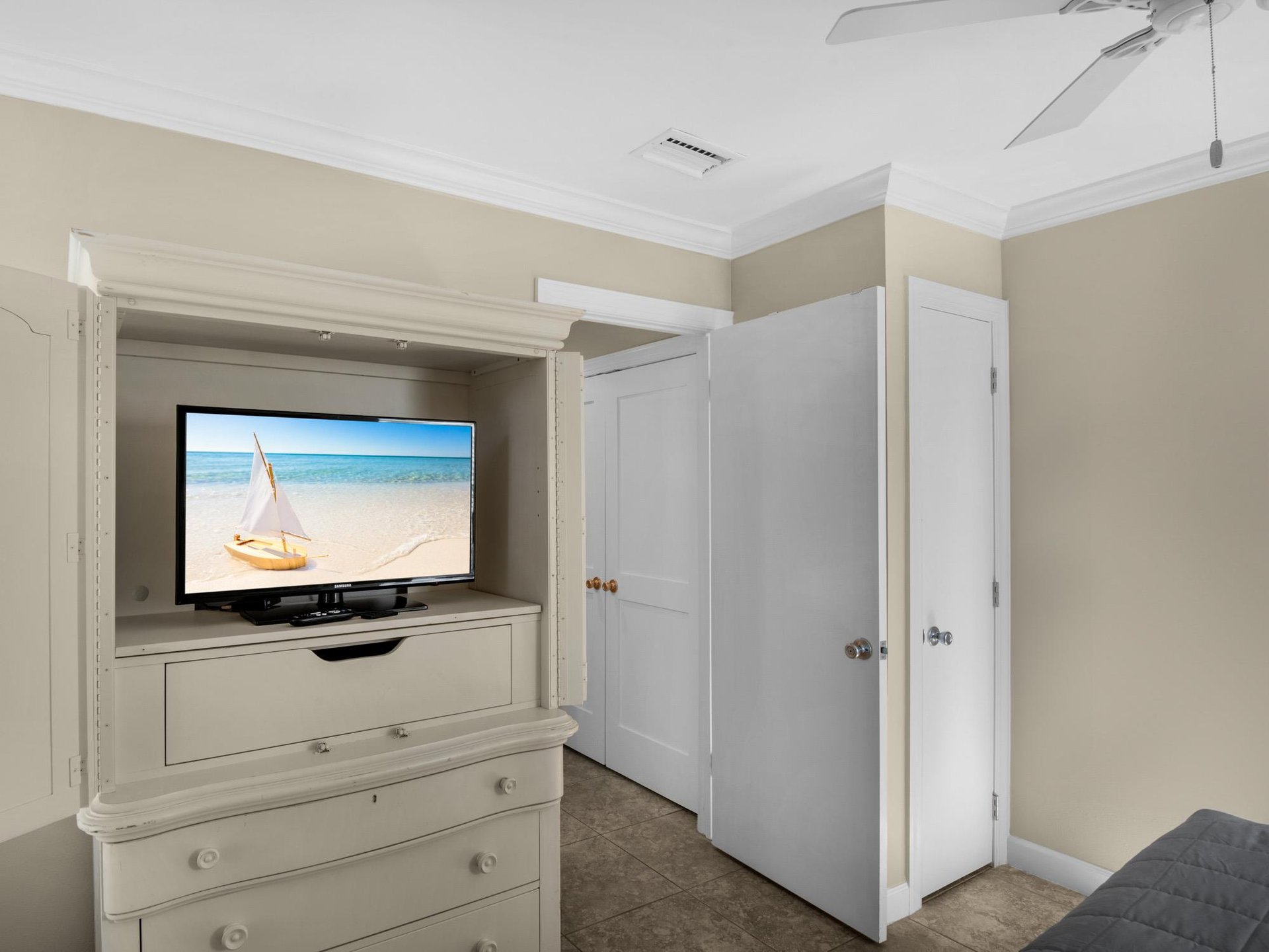 Bedroom 2 With Flat Screen TV