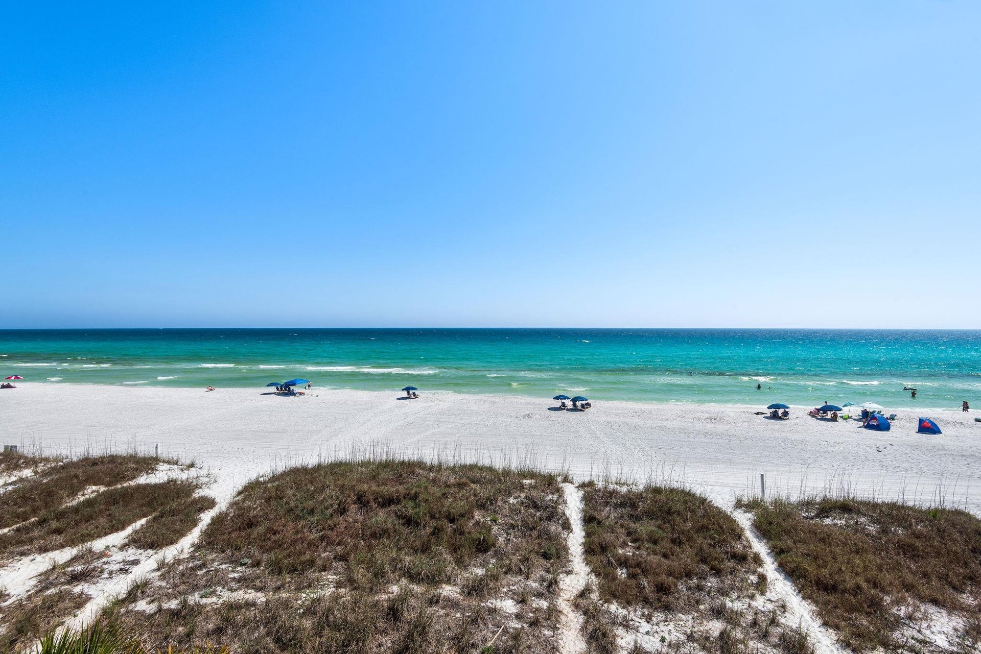 Gulf Views from the 2nd Floor Balcony off of the Living Room