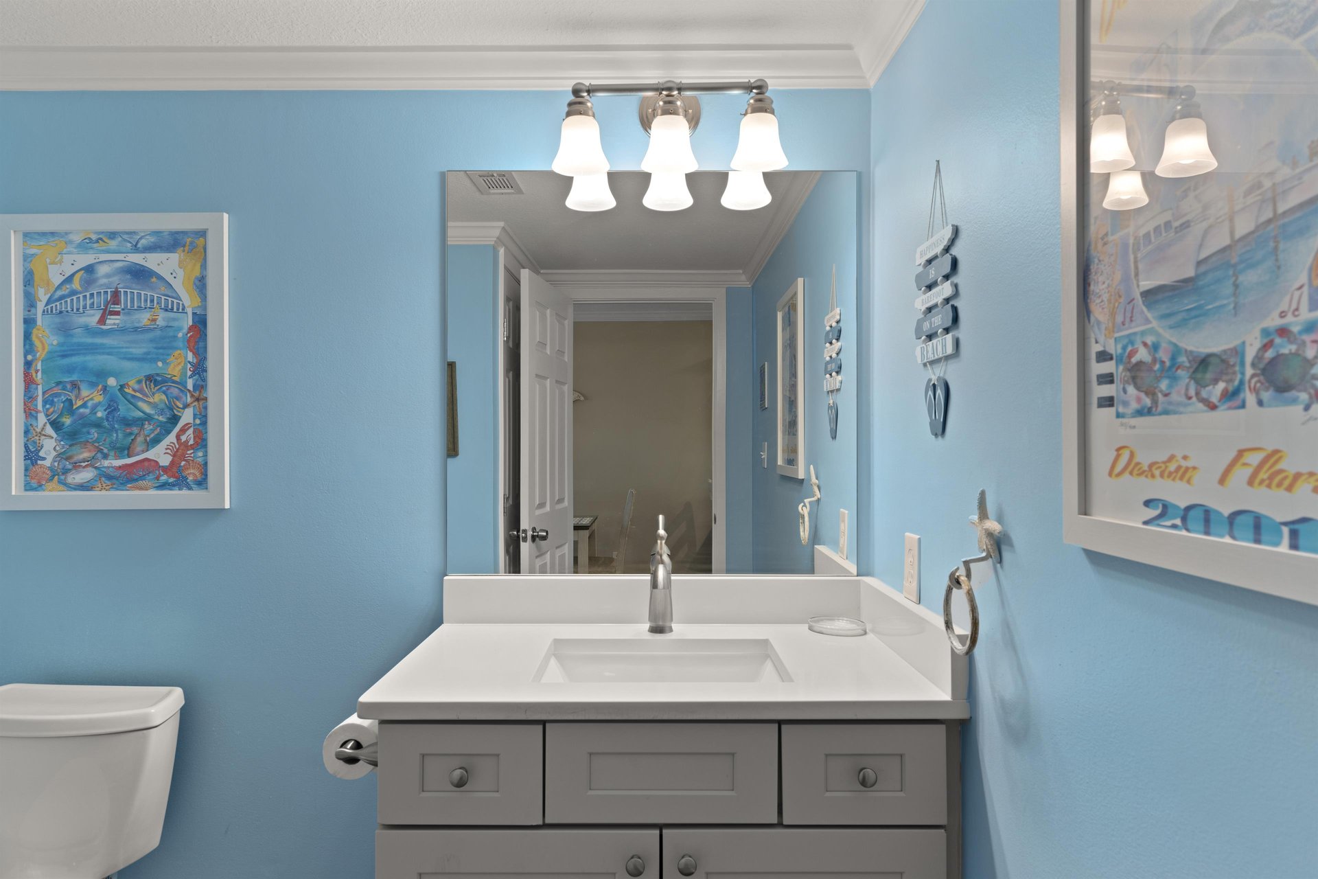 Half Bathroom on the first floor