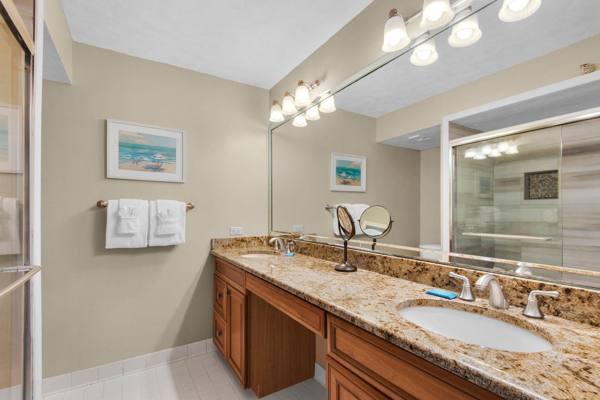 Bathroom 1 with Double Vanities