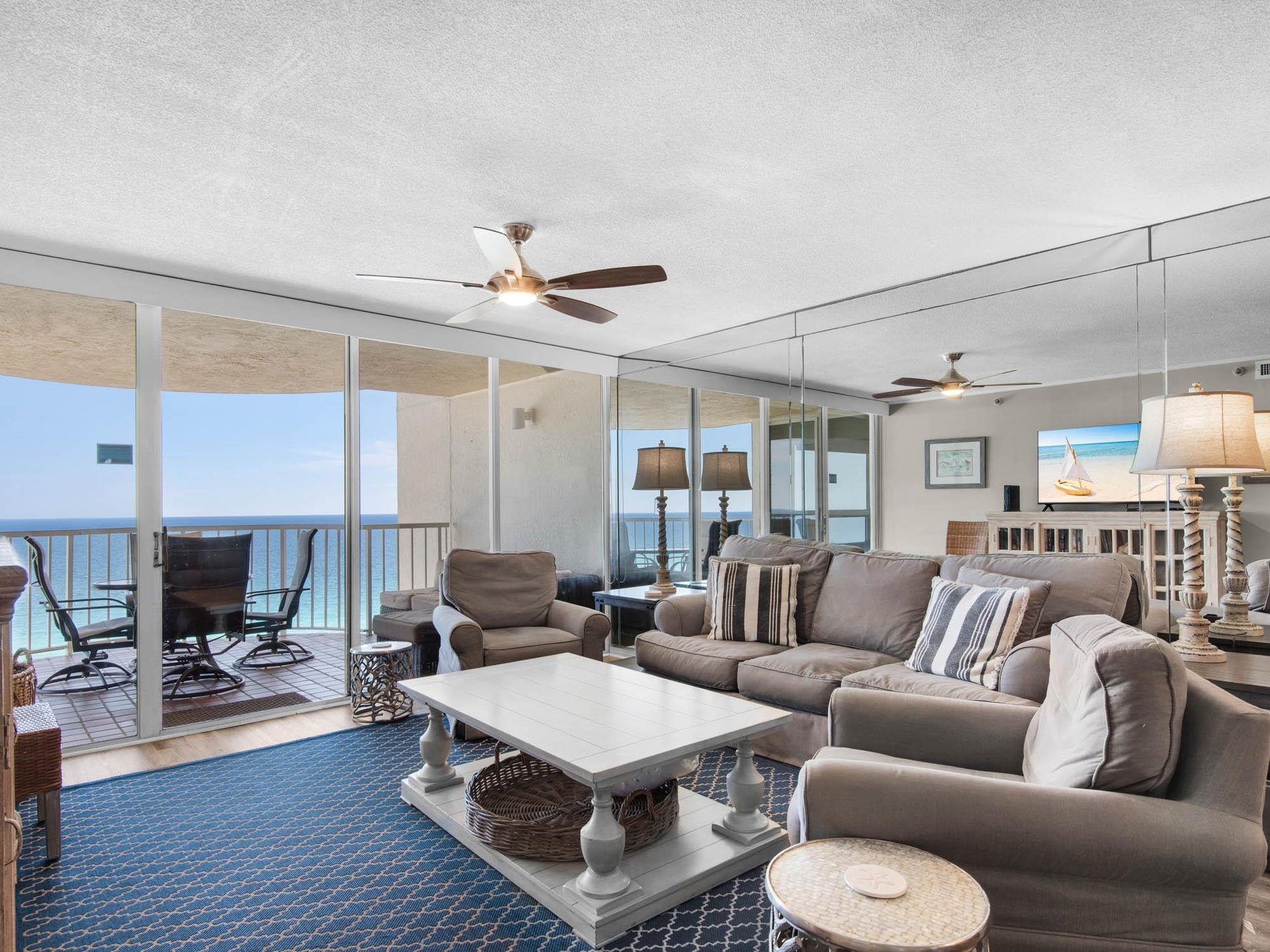 This coastal retreat blends comfort and stunning sea views perfectly.