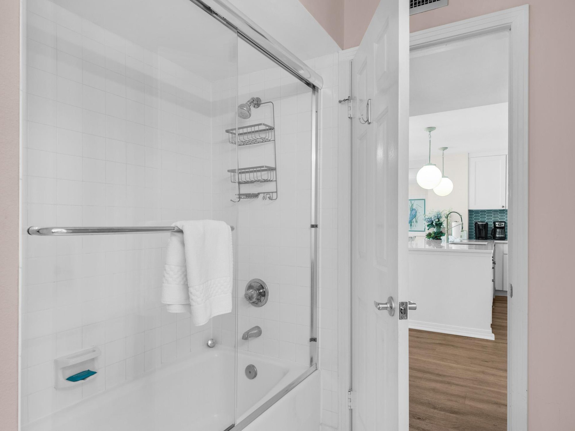 Bathroom 2 with tub shower combo