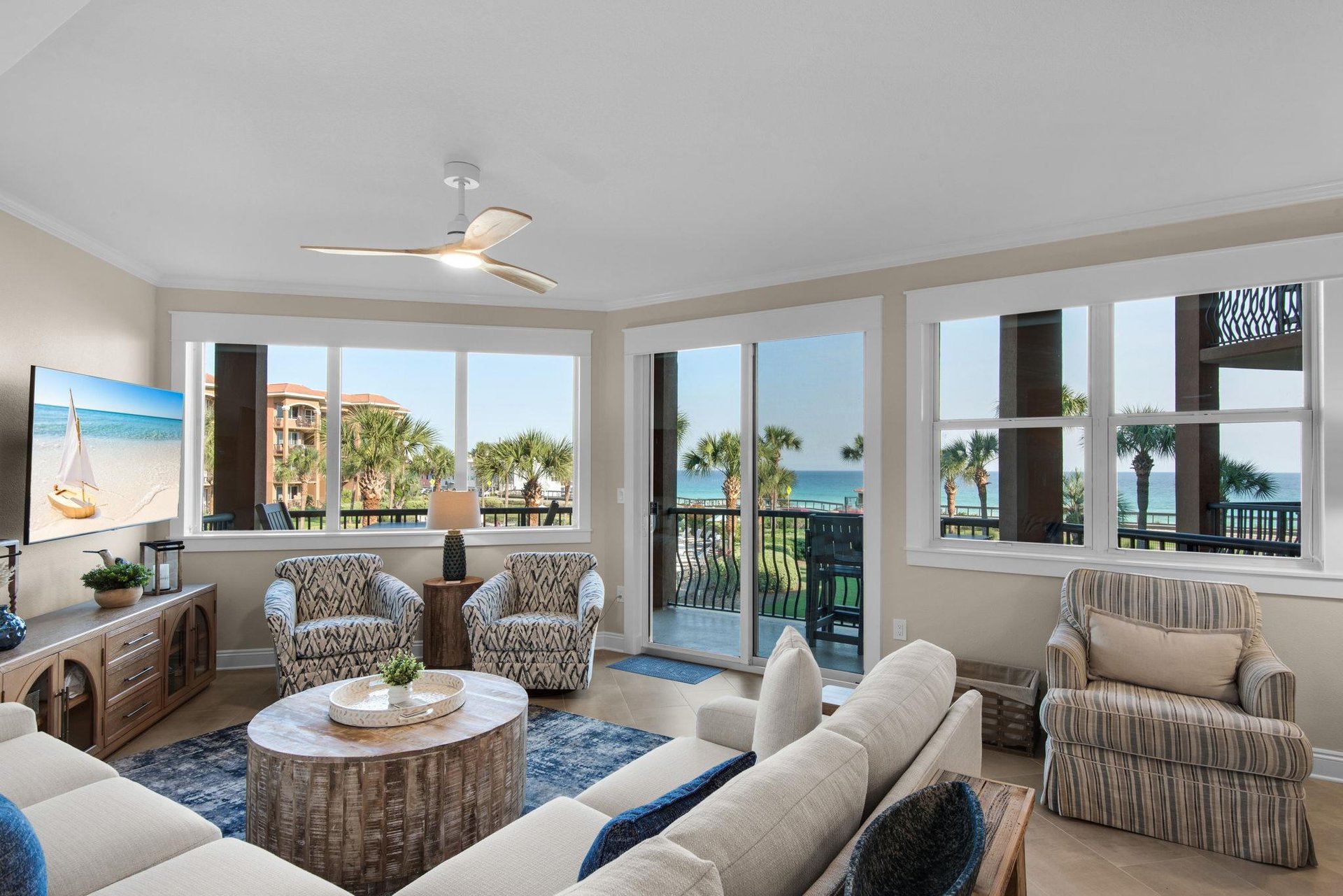 Step into your coastal retreat with stunning gulf views