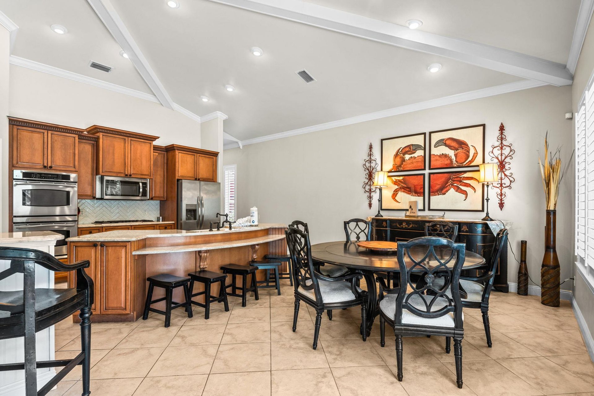 Youll love gathering with friends and family in this openconcept kitchen and dining space creating the perfect setting for shared meals and memories.