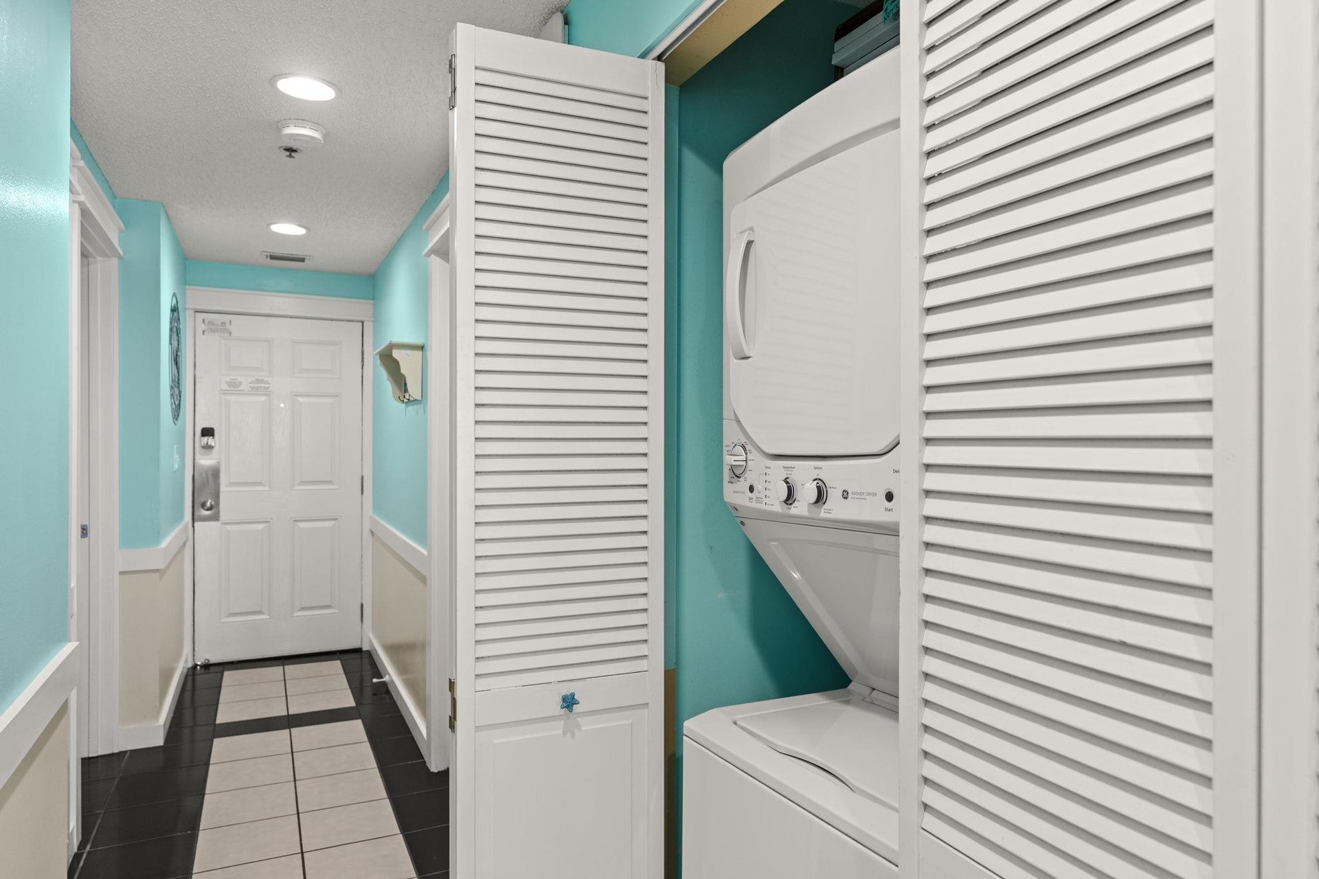 Washer and dryer provided for your convenience.