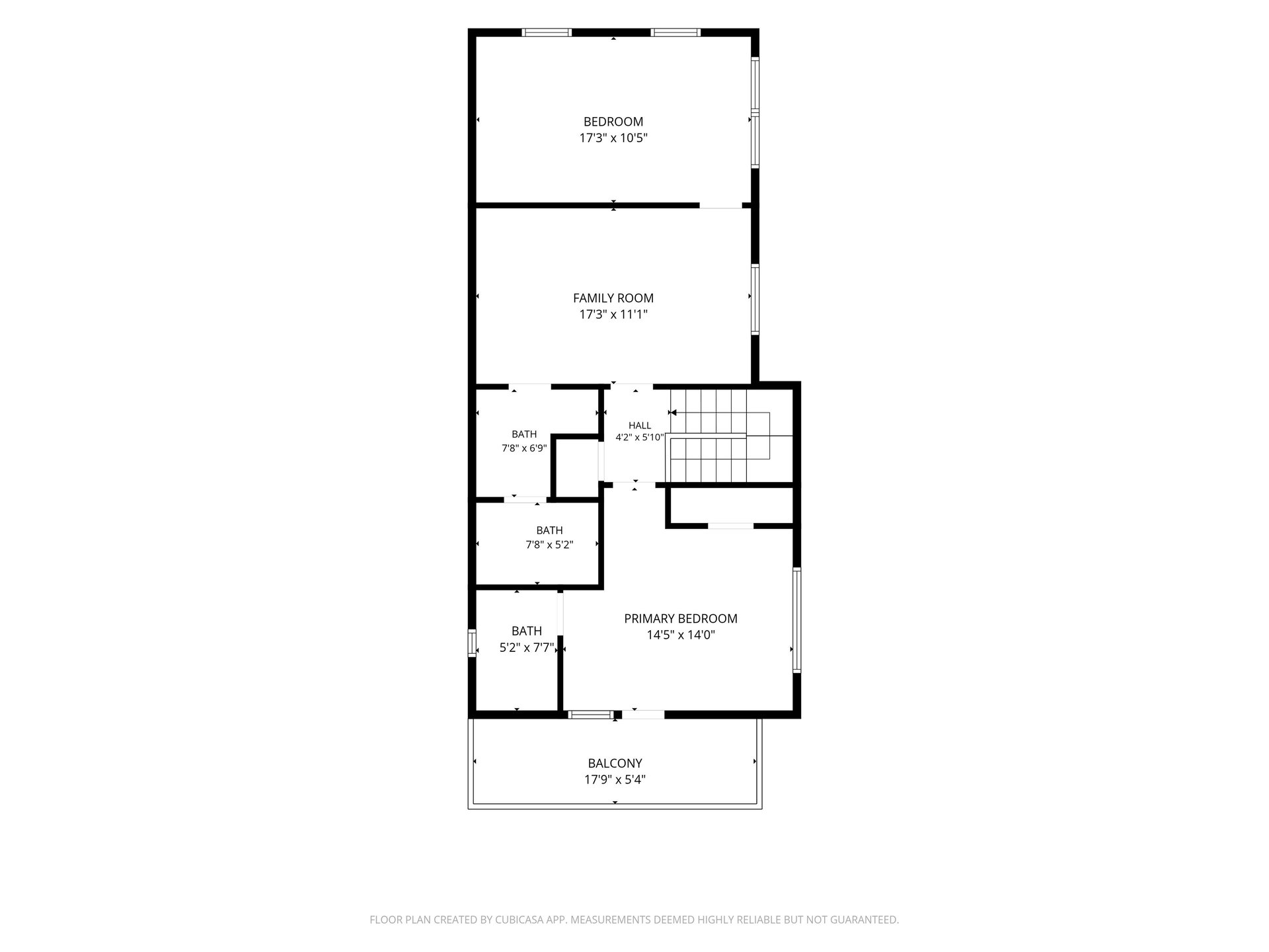 2nd_floor detailed floor plan showing the layout of this vacation rental