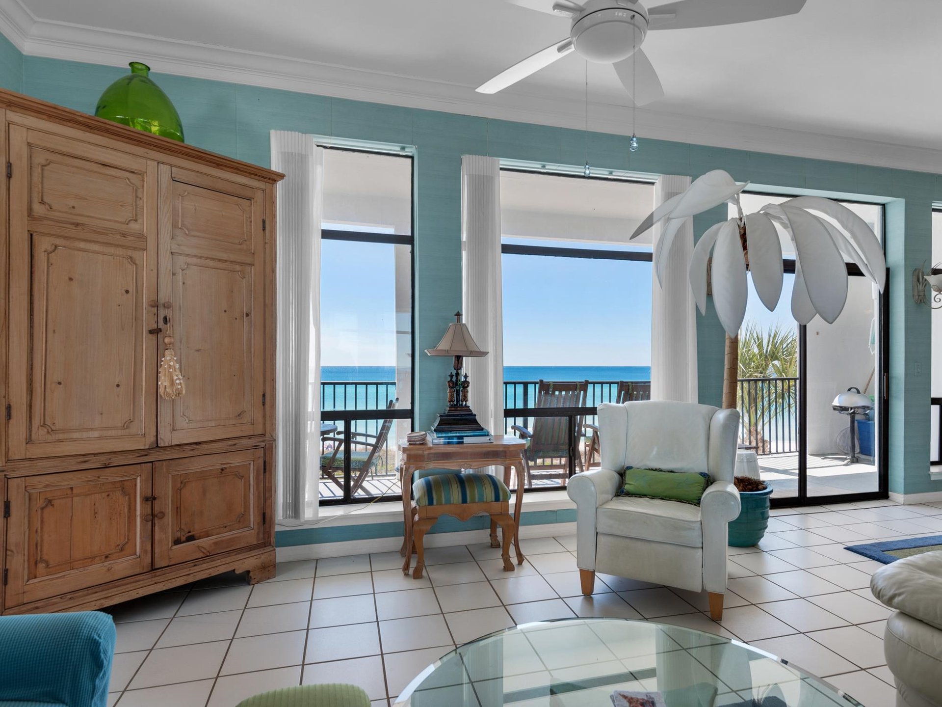 Living Area Offering Great Views