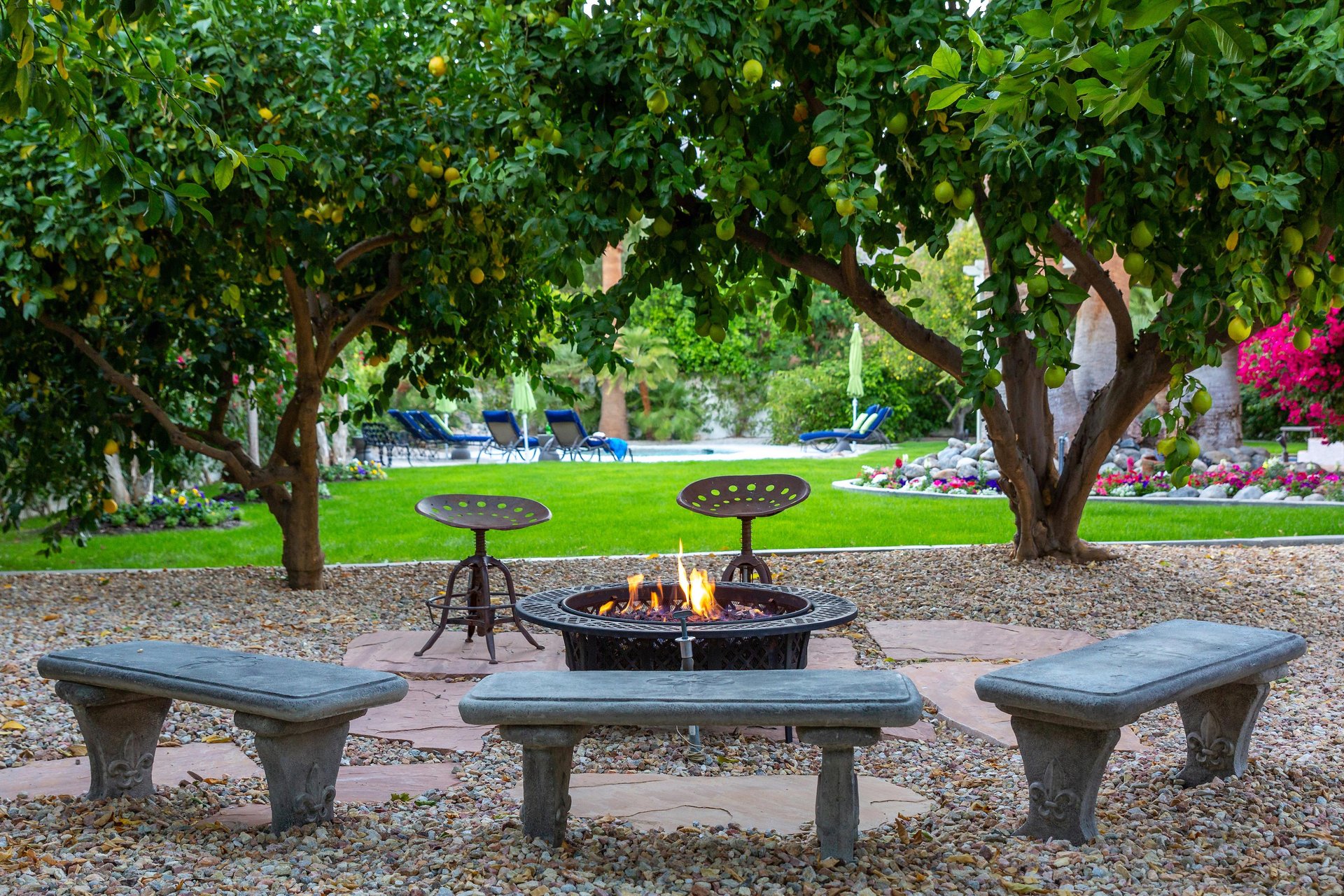 Spend time around the fire