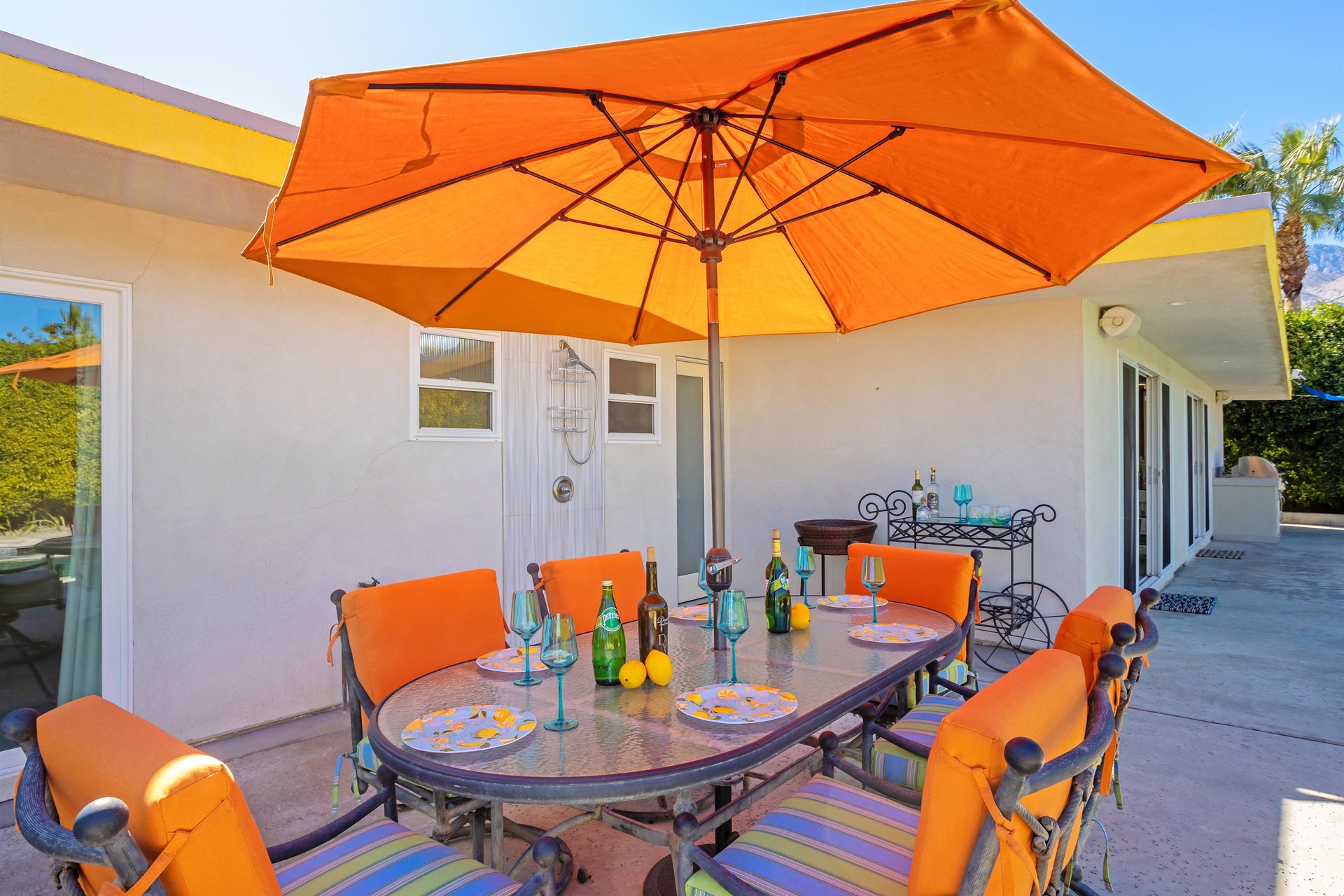 A Beautiful Orange Patio
