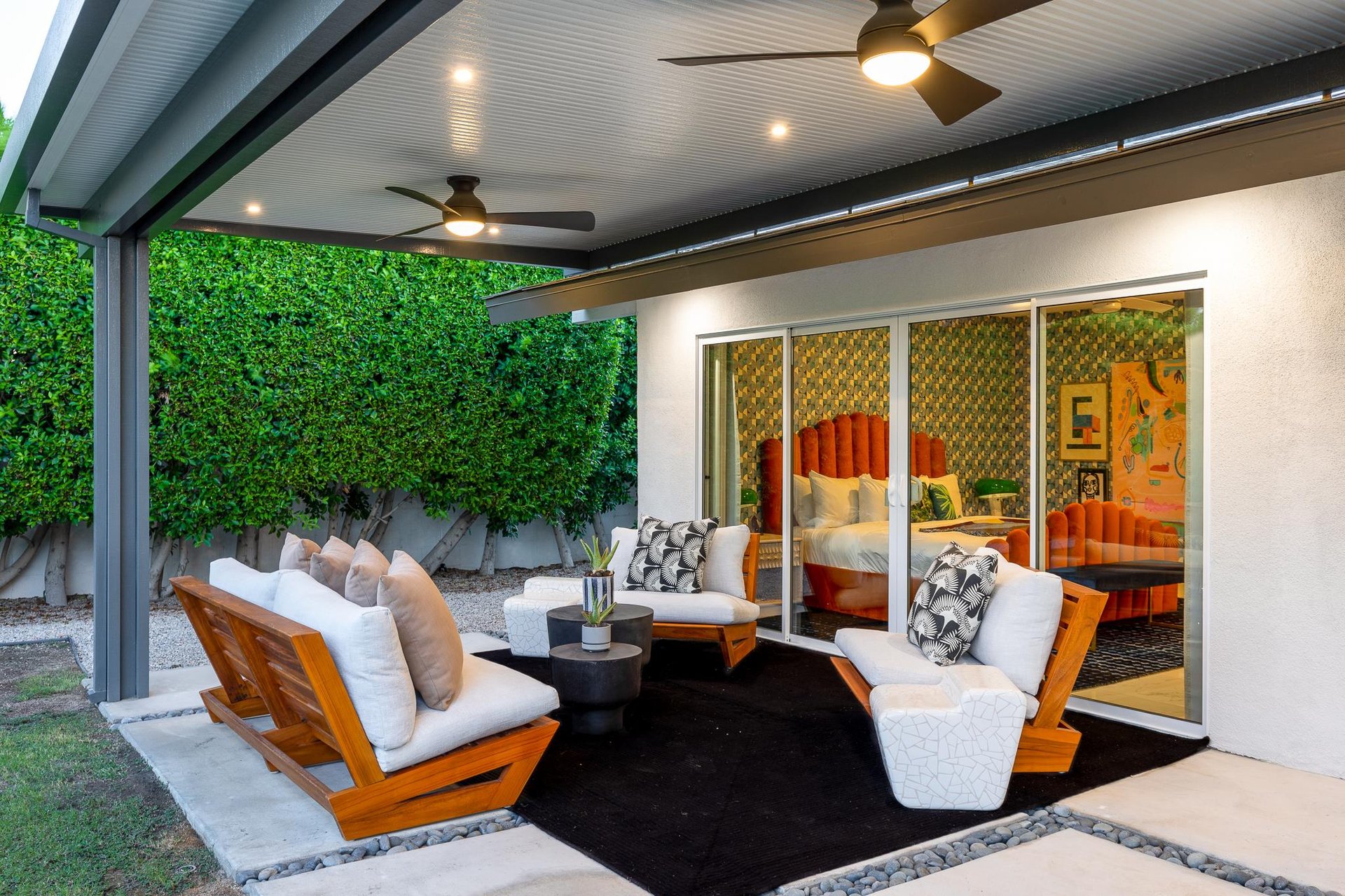 Relax outside and enjoy the view