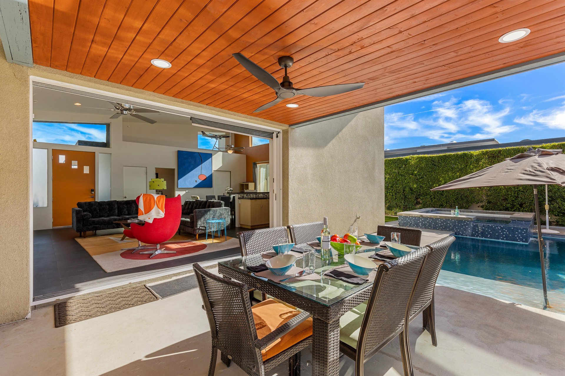 Fabulous covered patio