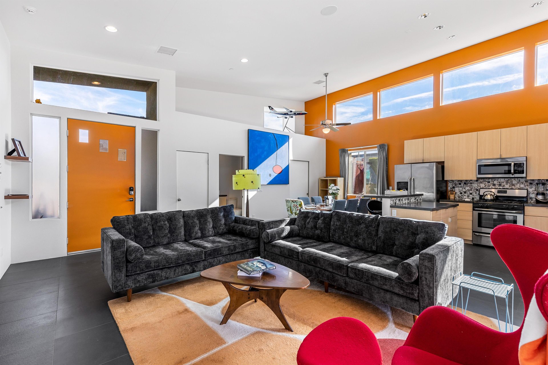 Comfortable lounge seating