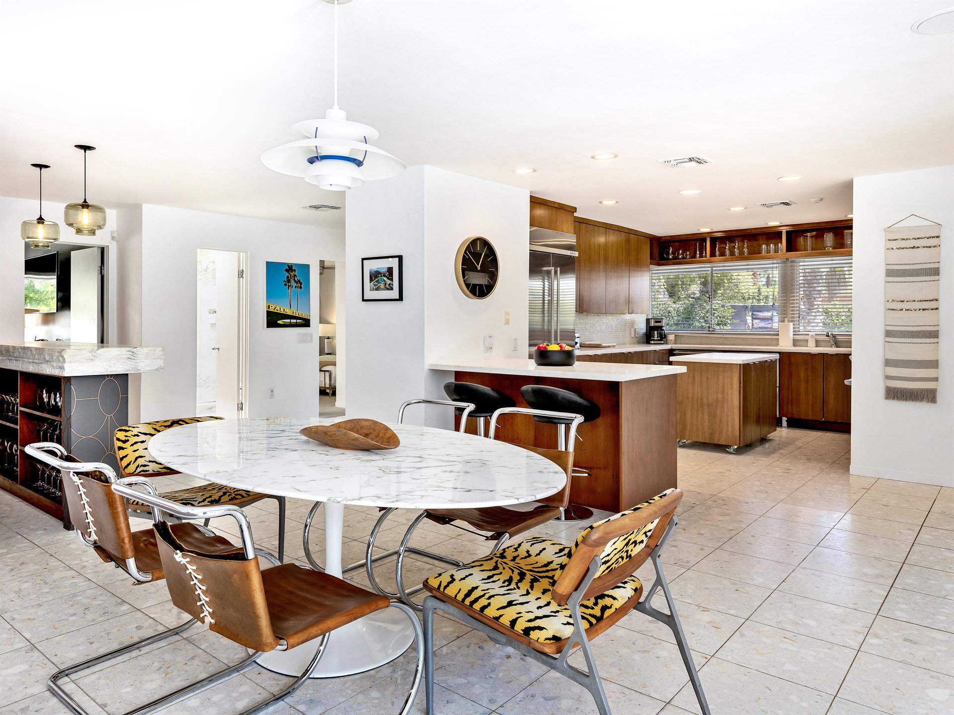 Dining table for six