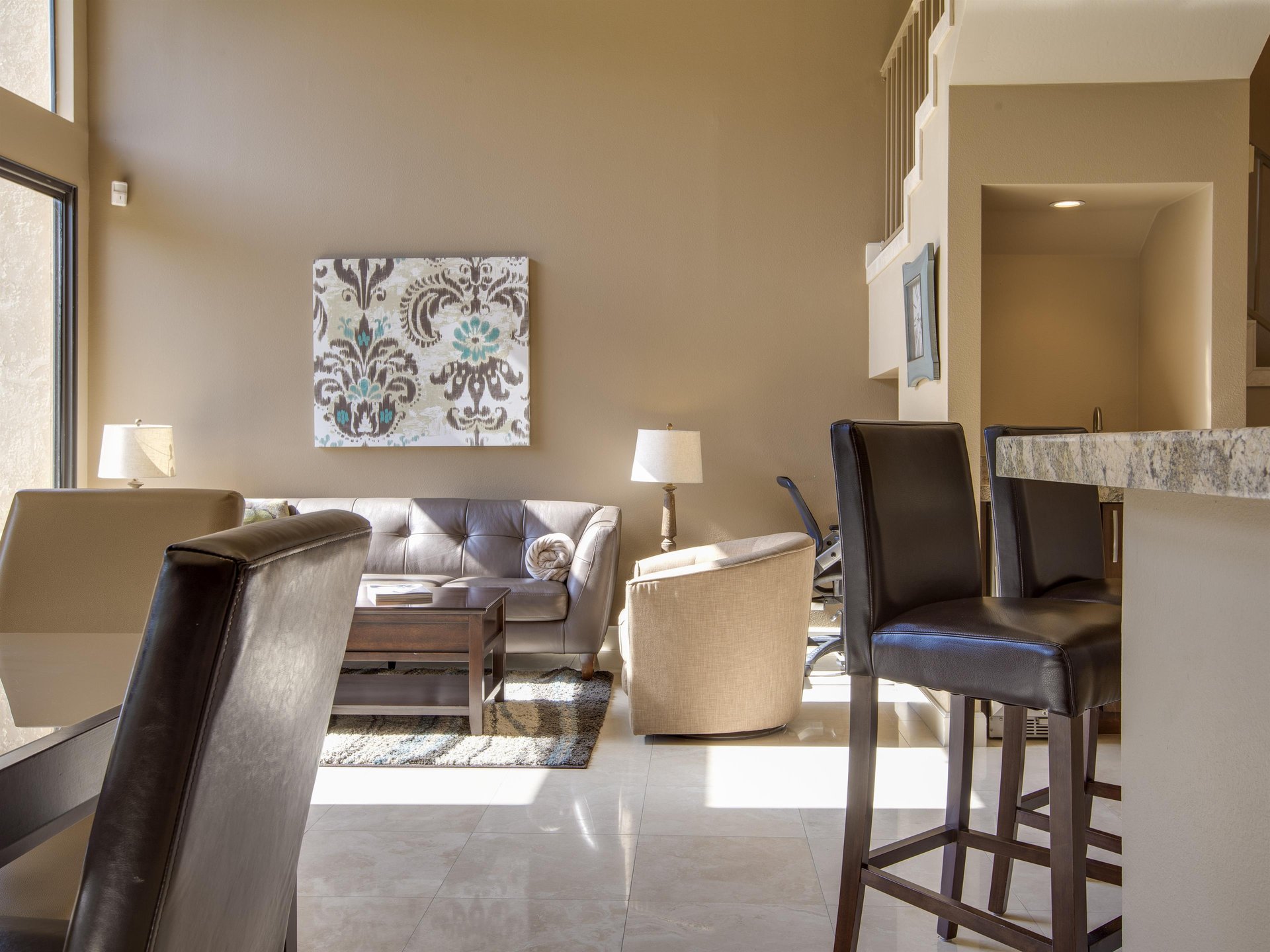 Get Cozy on the big couch