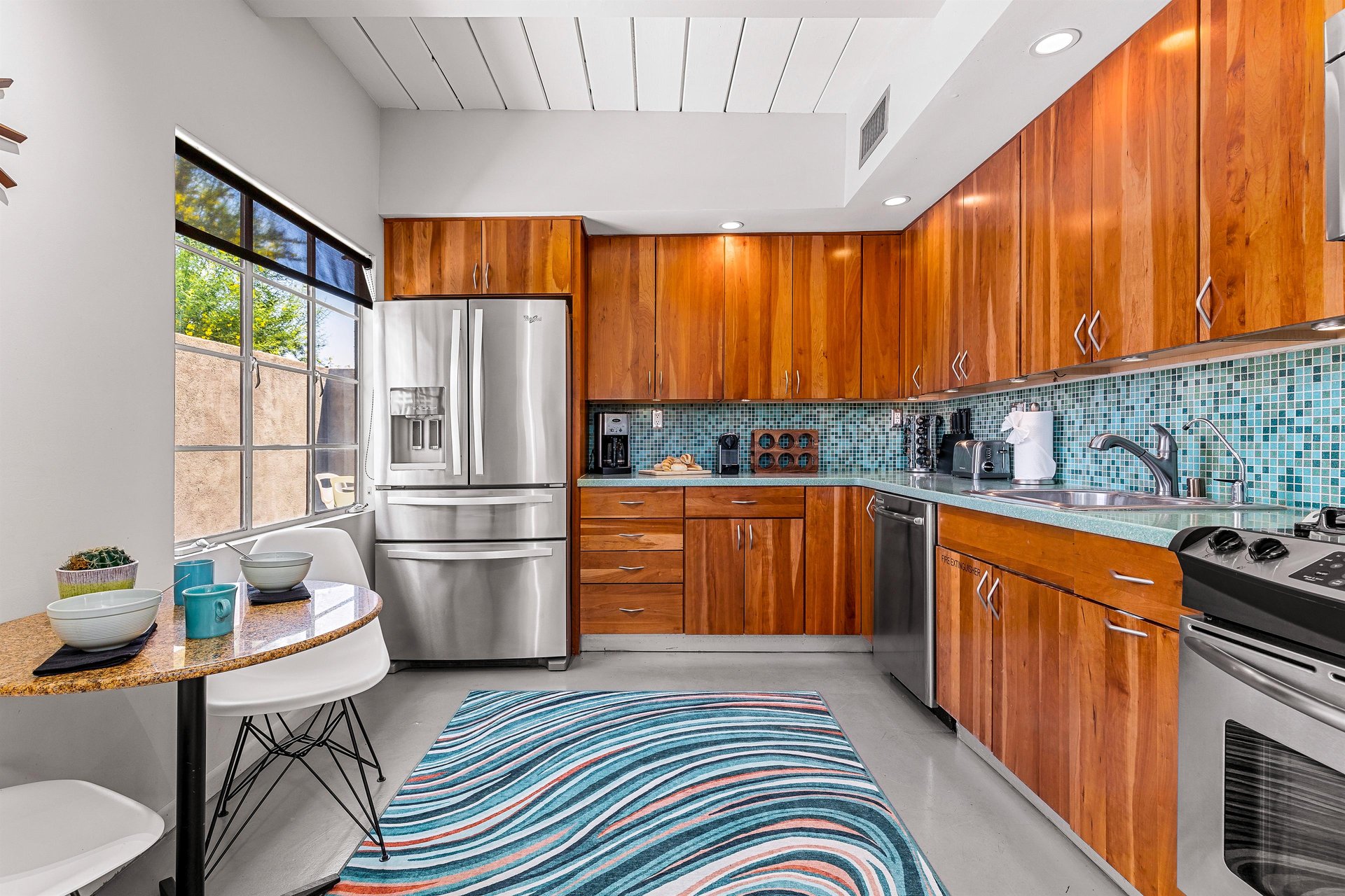 Beautiful kitchen full of appliances