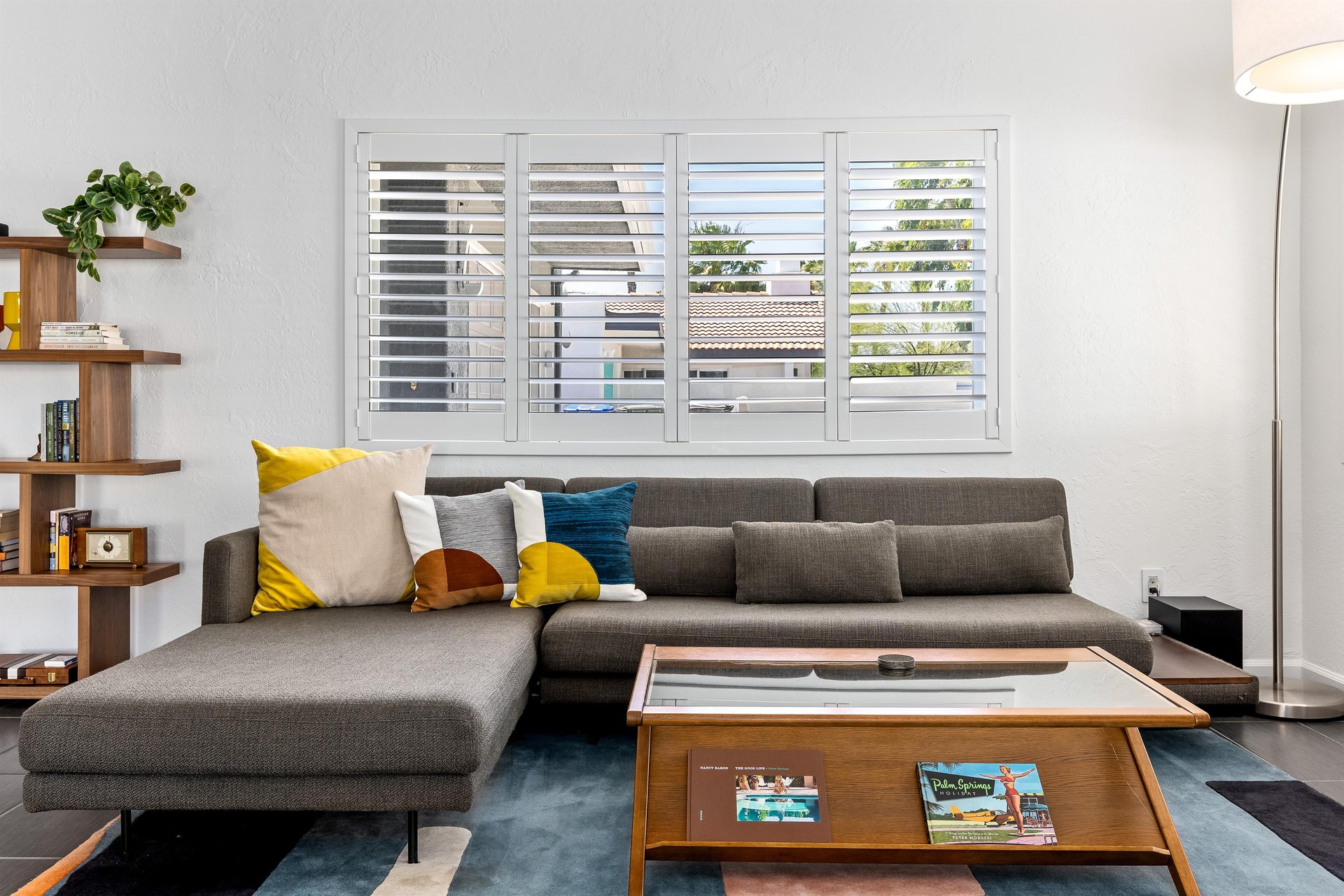 Stretch out and relax on the couch