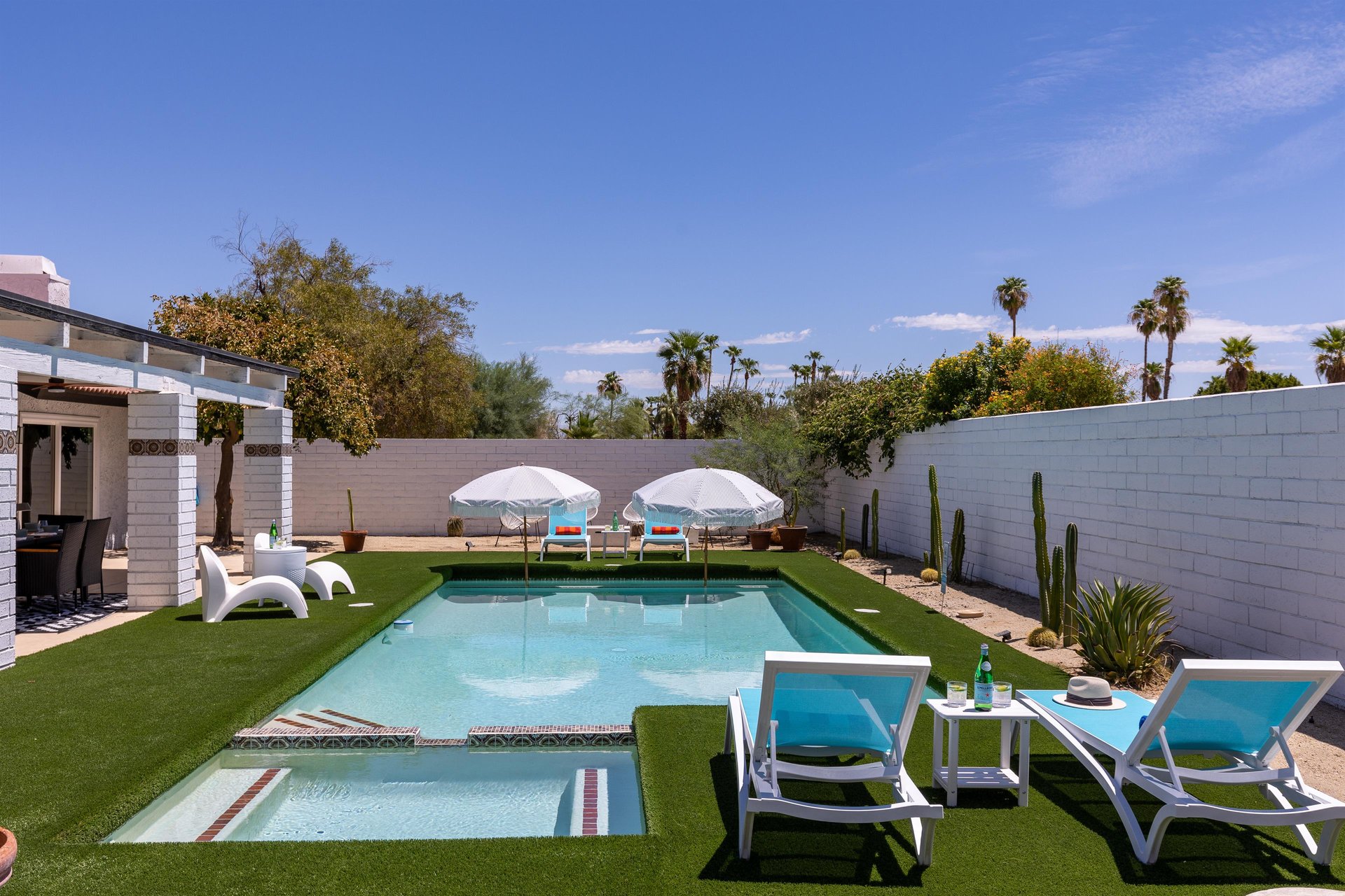 Sunny afternoons by the pool