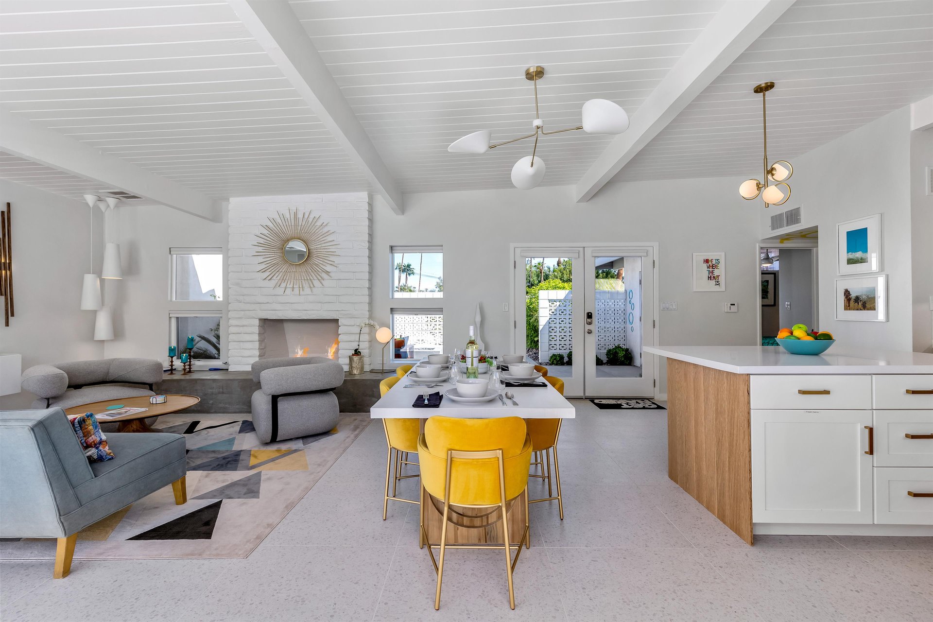 Newly redesigned living space