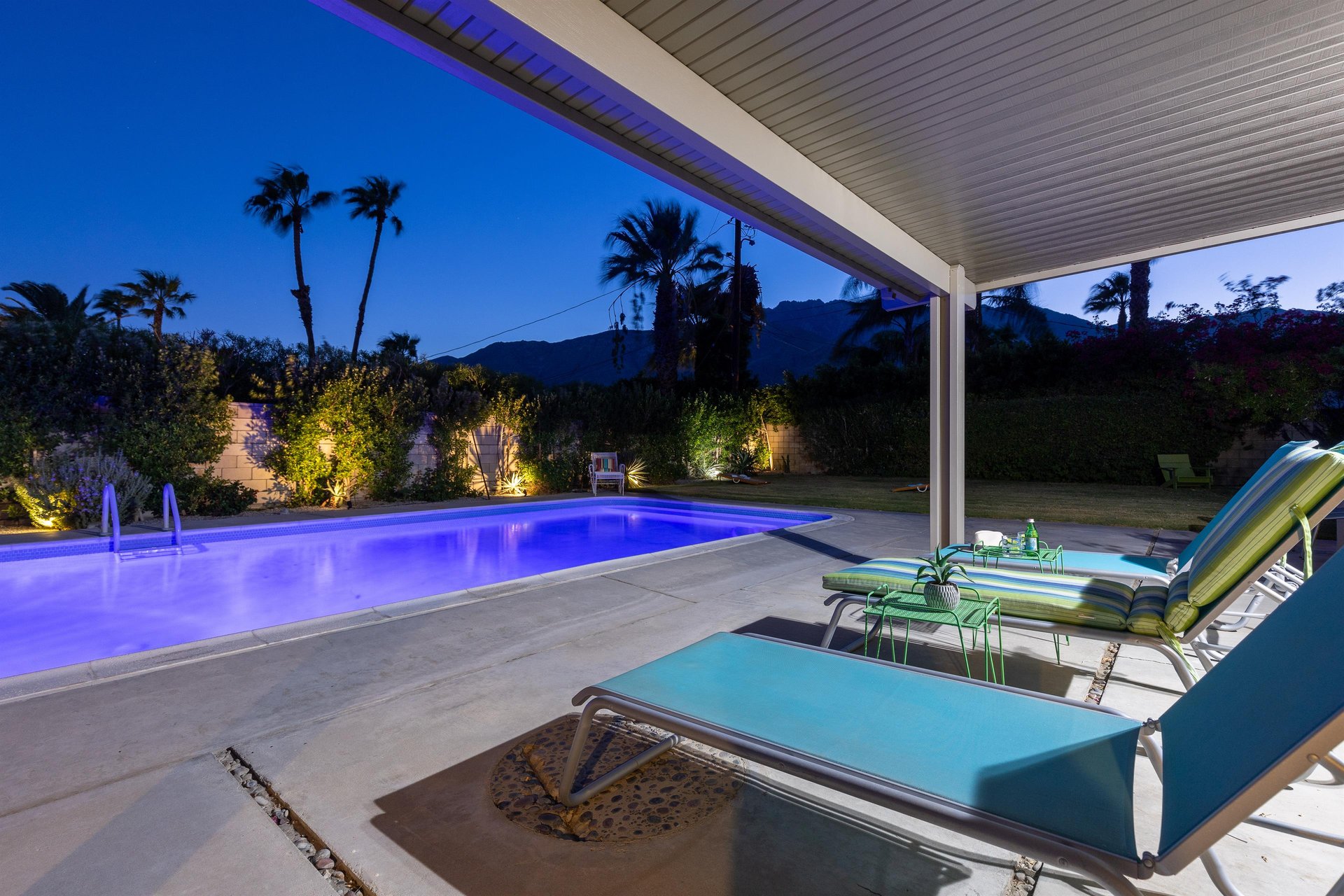 Silhouette mountain views