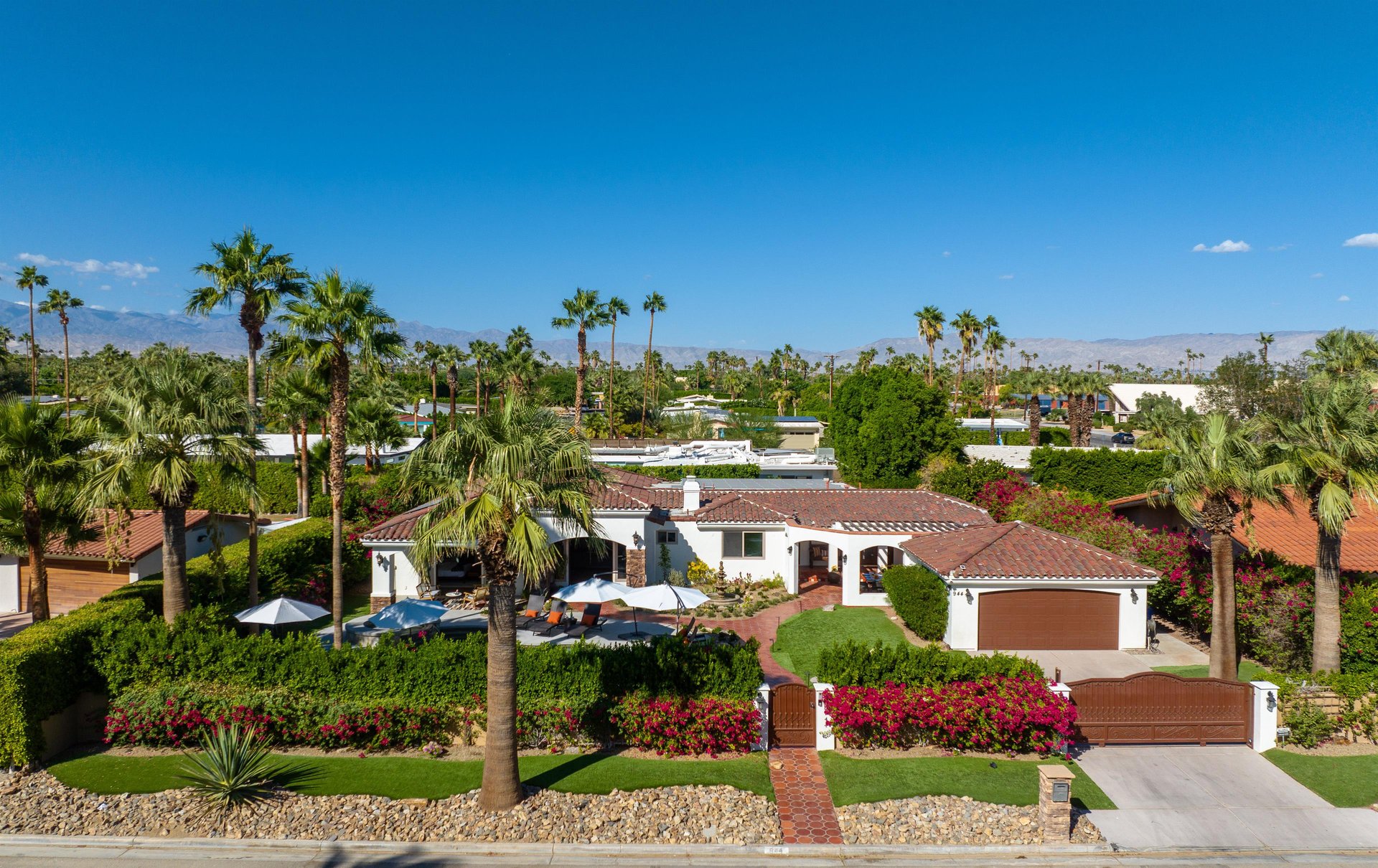 Aerial views of Mirador Desert Oasis