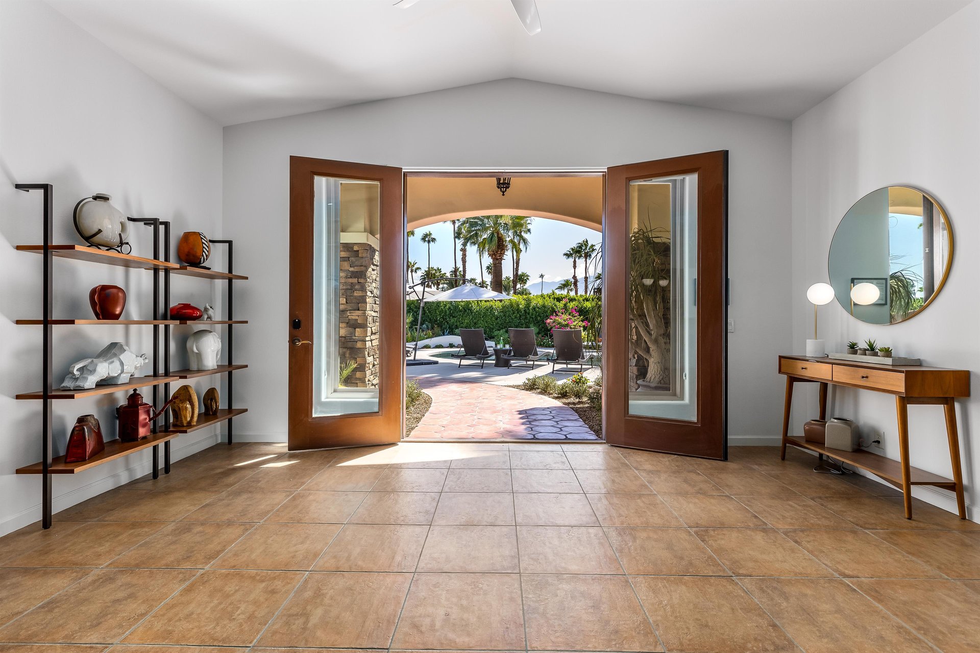 Open and spacious entryway