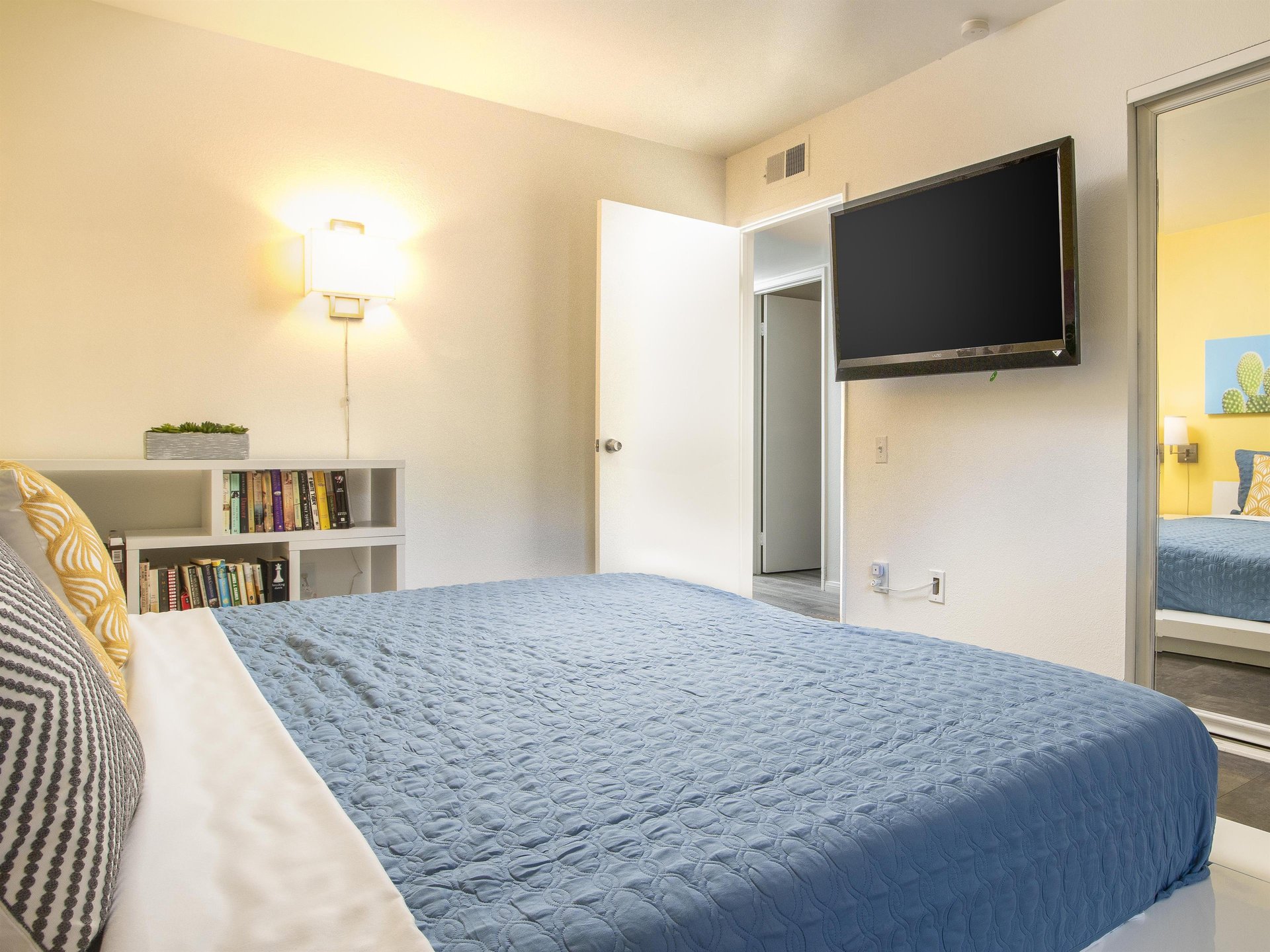 Flat screen TVs for relaxing movie nights