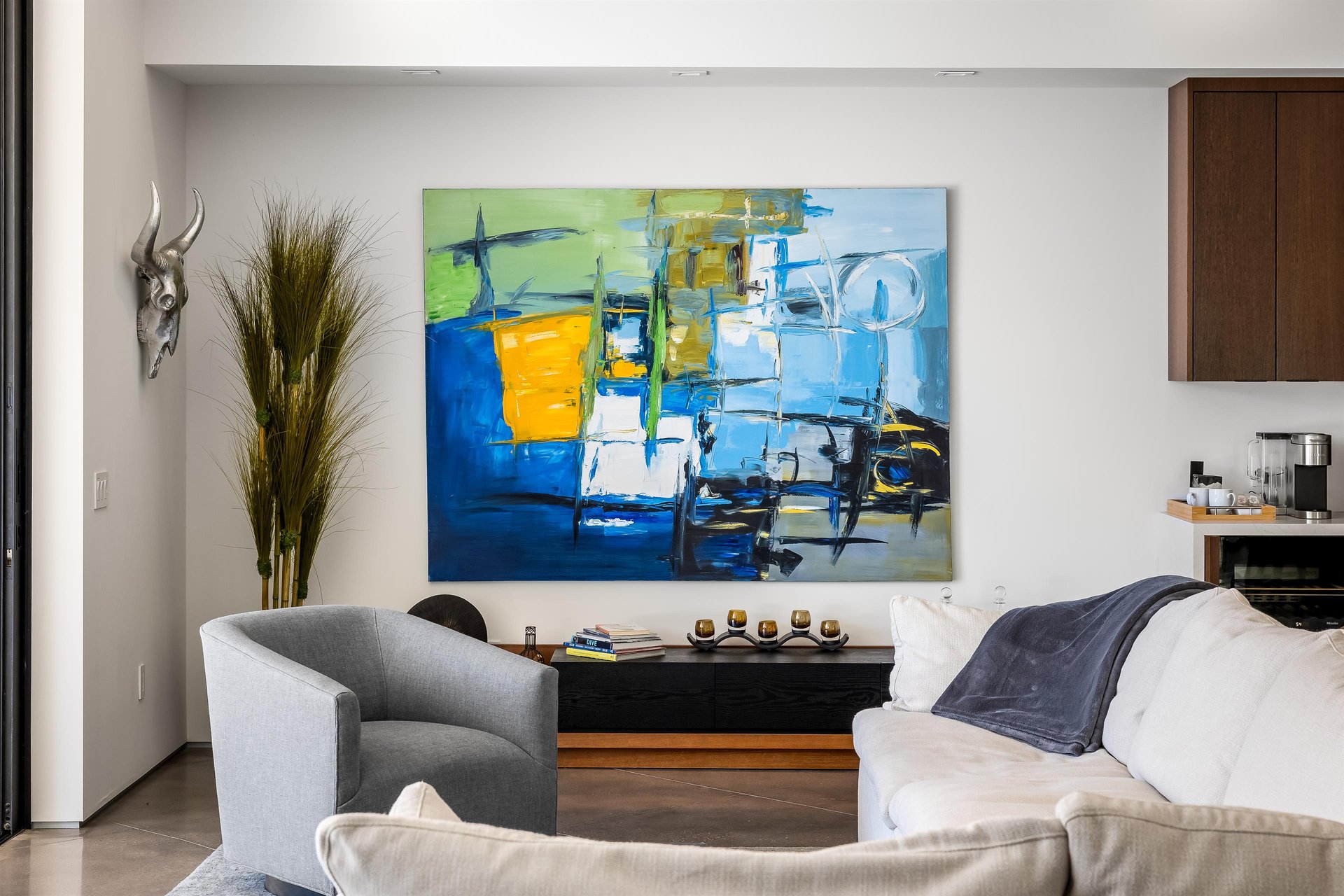 Stunning living room artwork