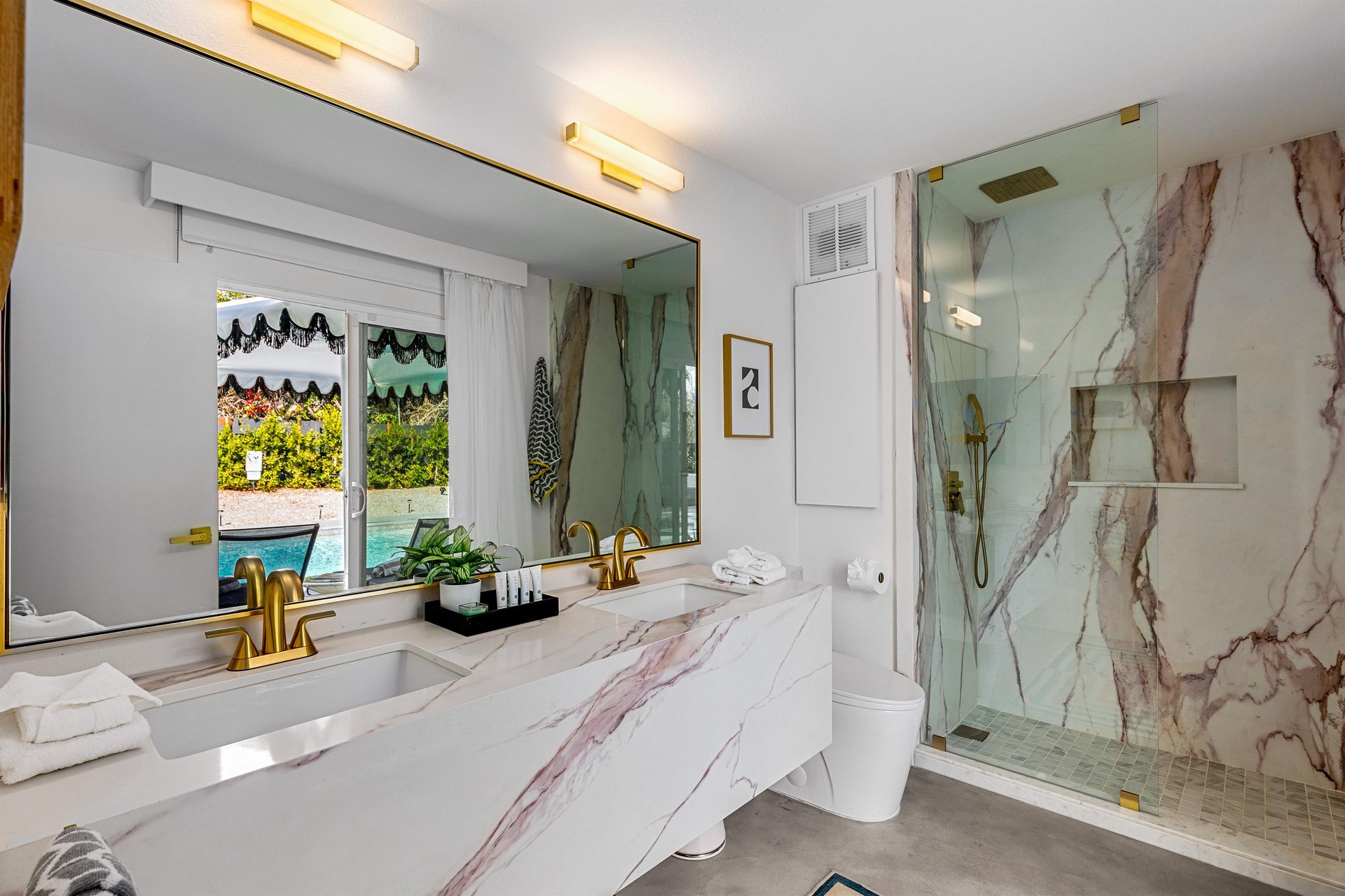 Gorgeous guest bathroom