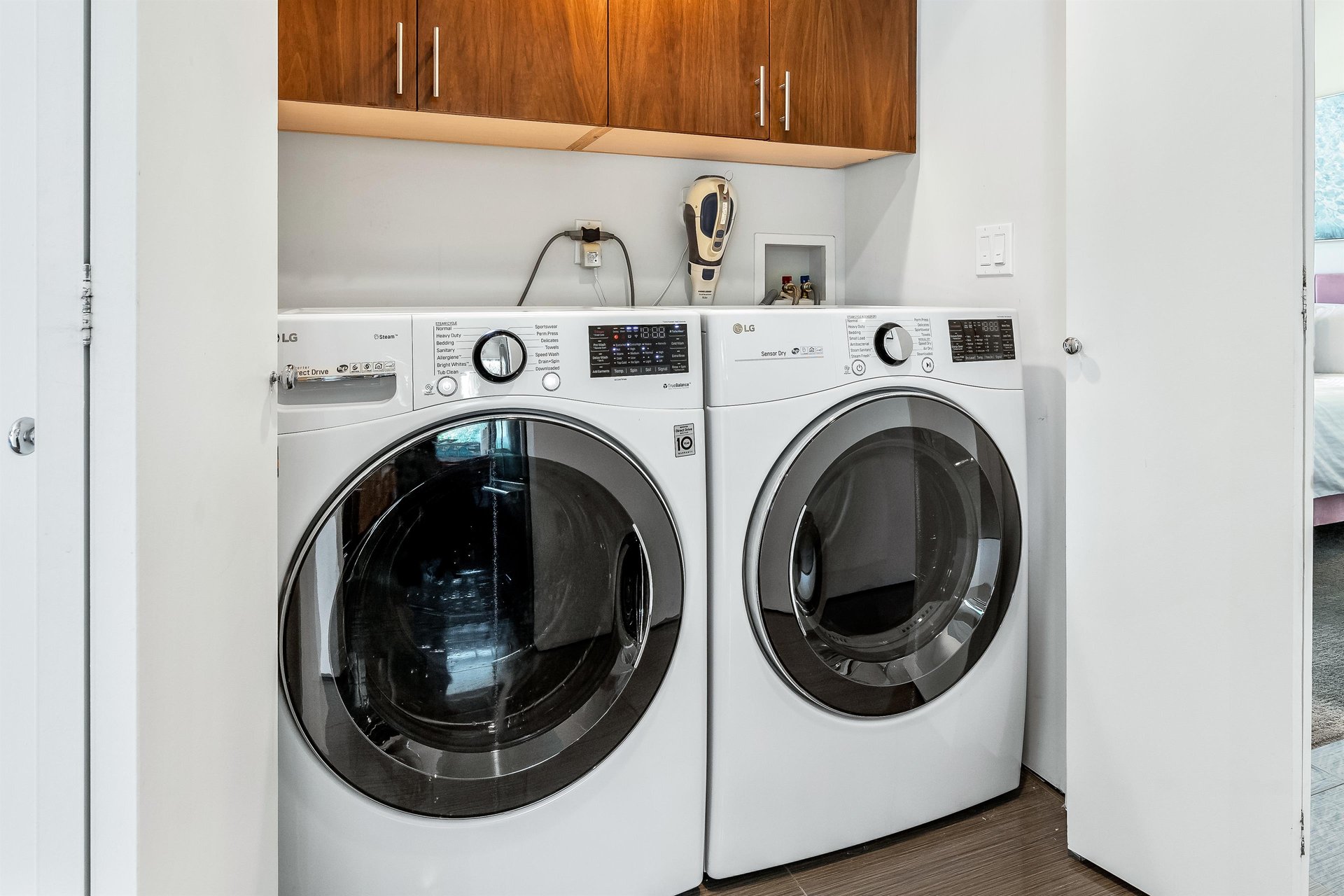 Washer and dryer unit