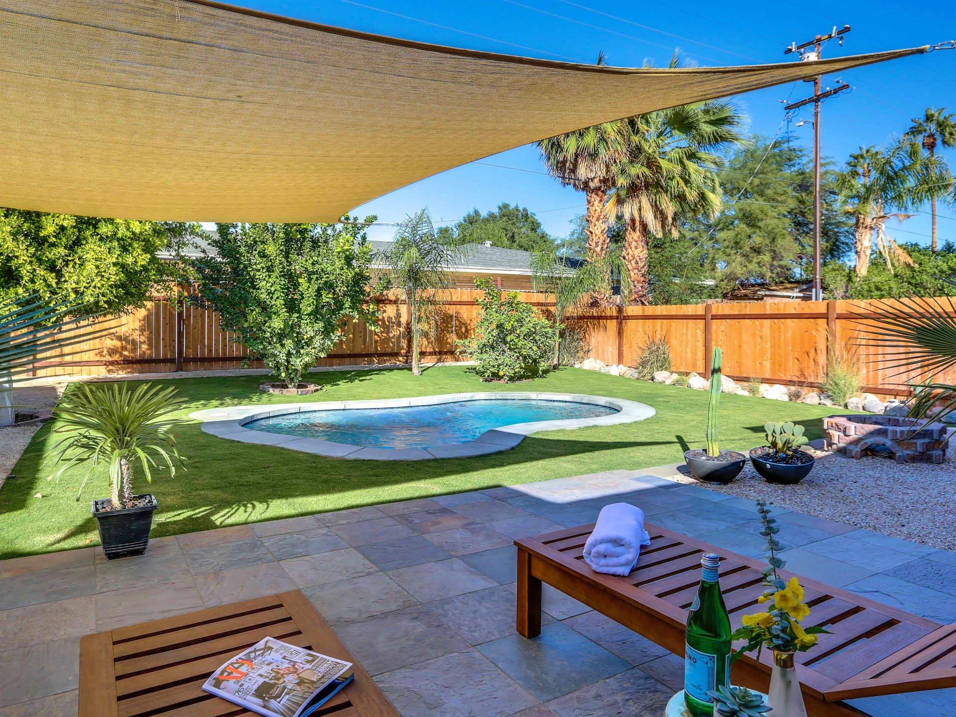 Plenty of outdoor spaces to relax