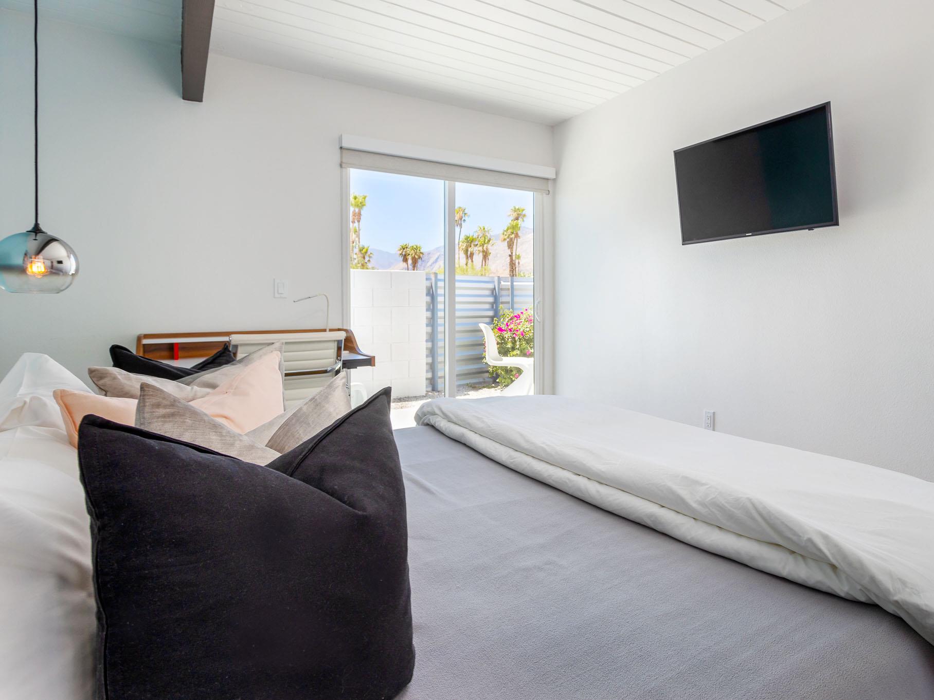 Flat screen TVs for relaxing movie nights