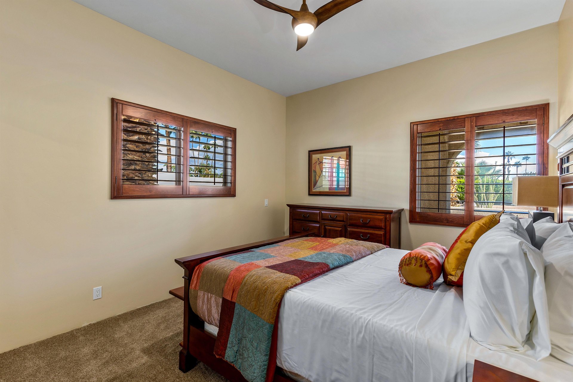 Restful guest bedroom