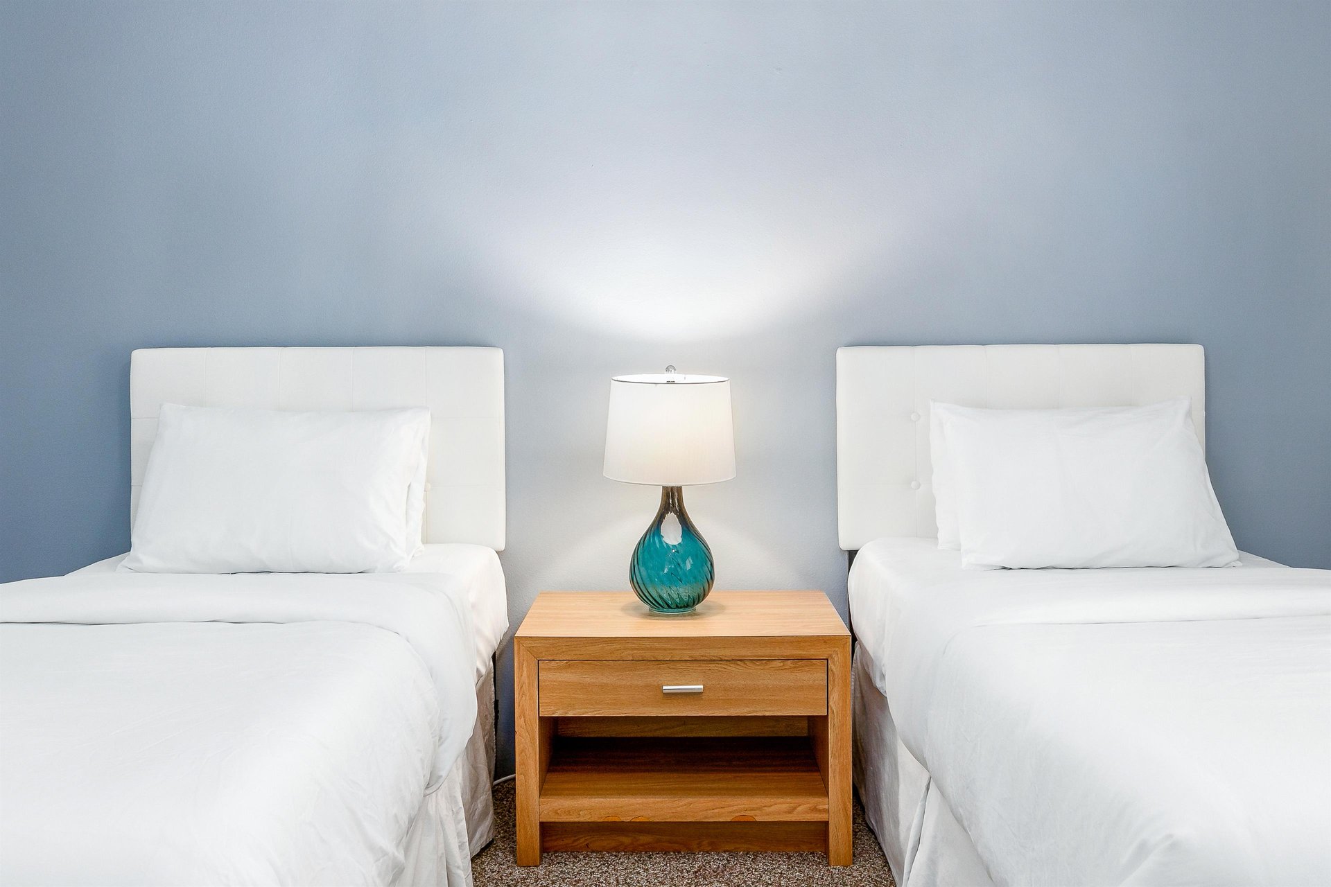 Guest bedroom with two twin beds