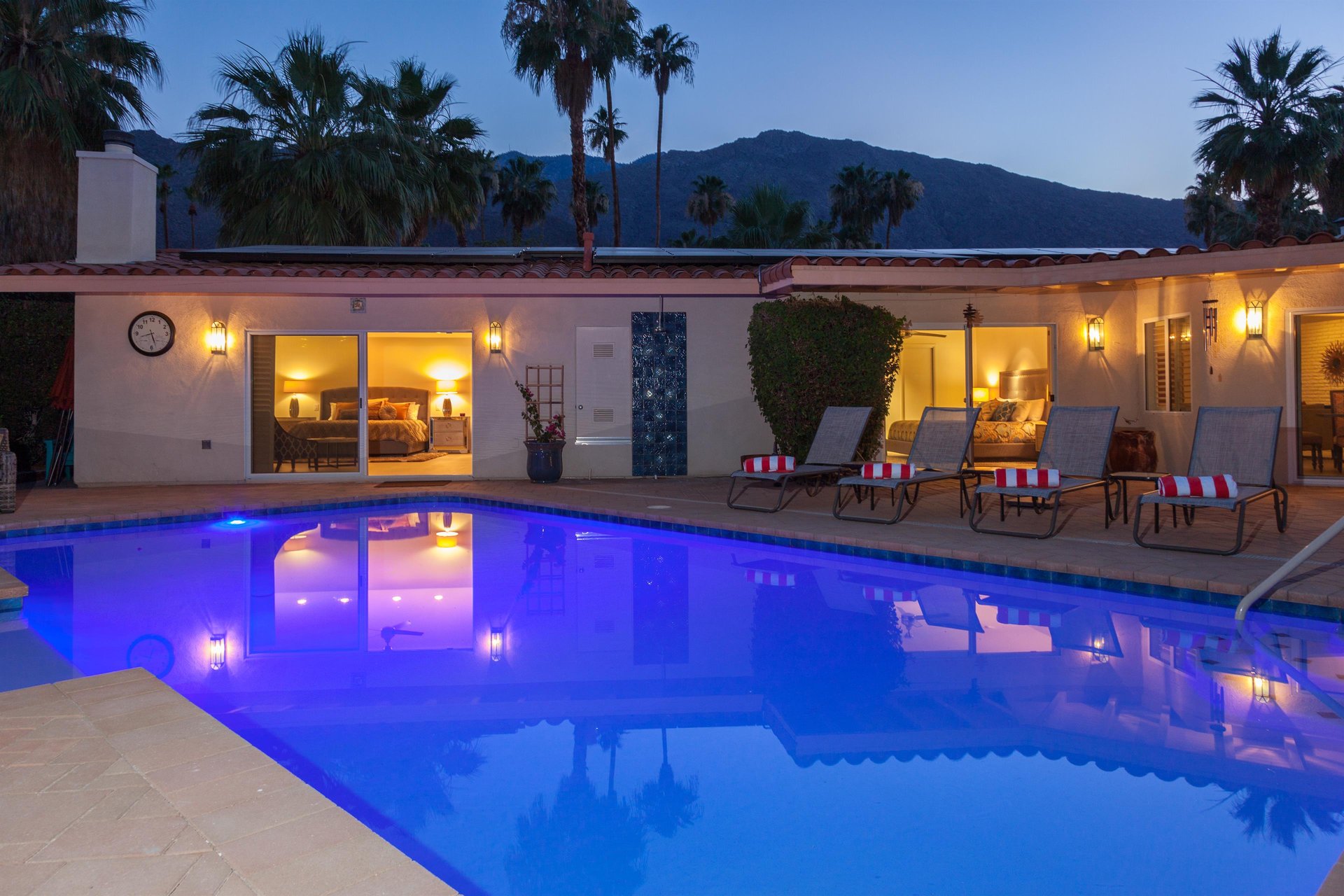 Palm Springs evening skies